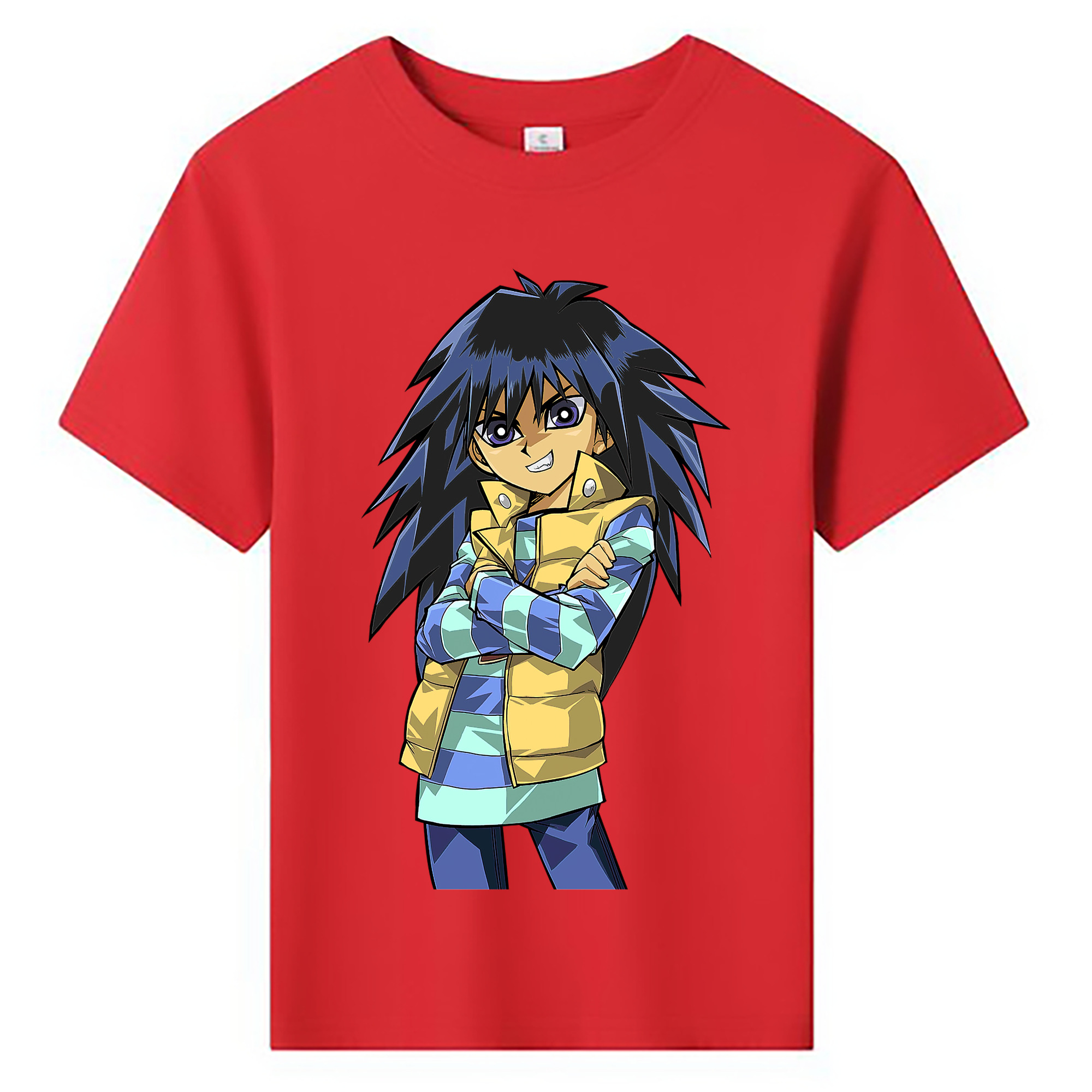 （画像用） 遊☆戯☆王 Yu-Gi-Oh! 綿100％キッズTシャツ（フロントプリント）