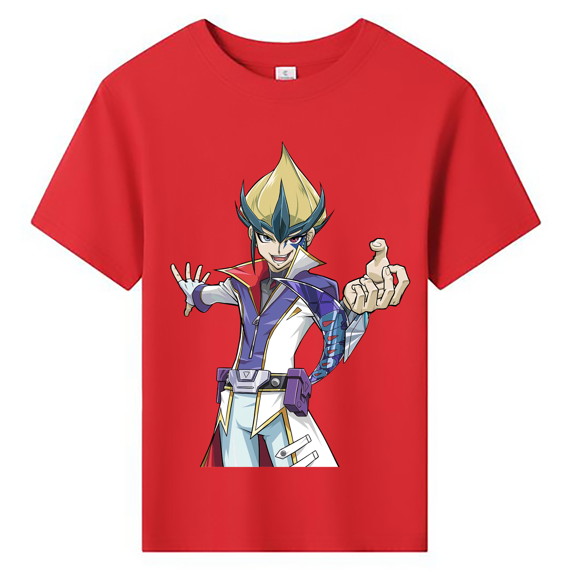 （画像用） 遊☆戯☆王 Yu-Gi-Oh! 綿100％キッズTシャツ（フロントプリント）