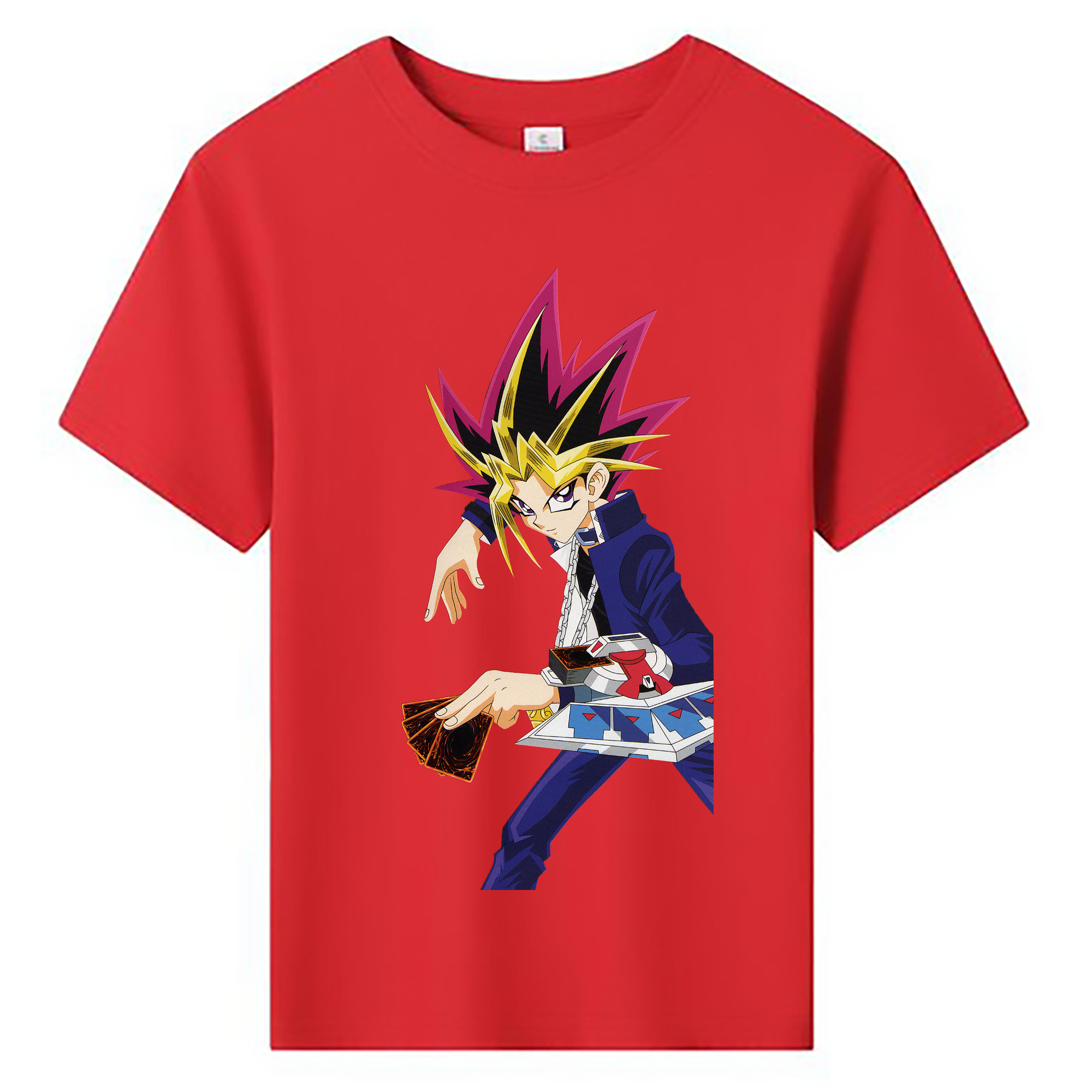 （画像用） 遊☆戯☆王 Yu-Gi-Oh! 綿100％キッズTシャツ（フロントプリント）