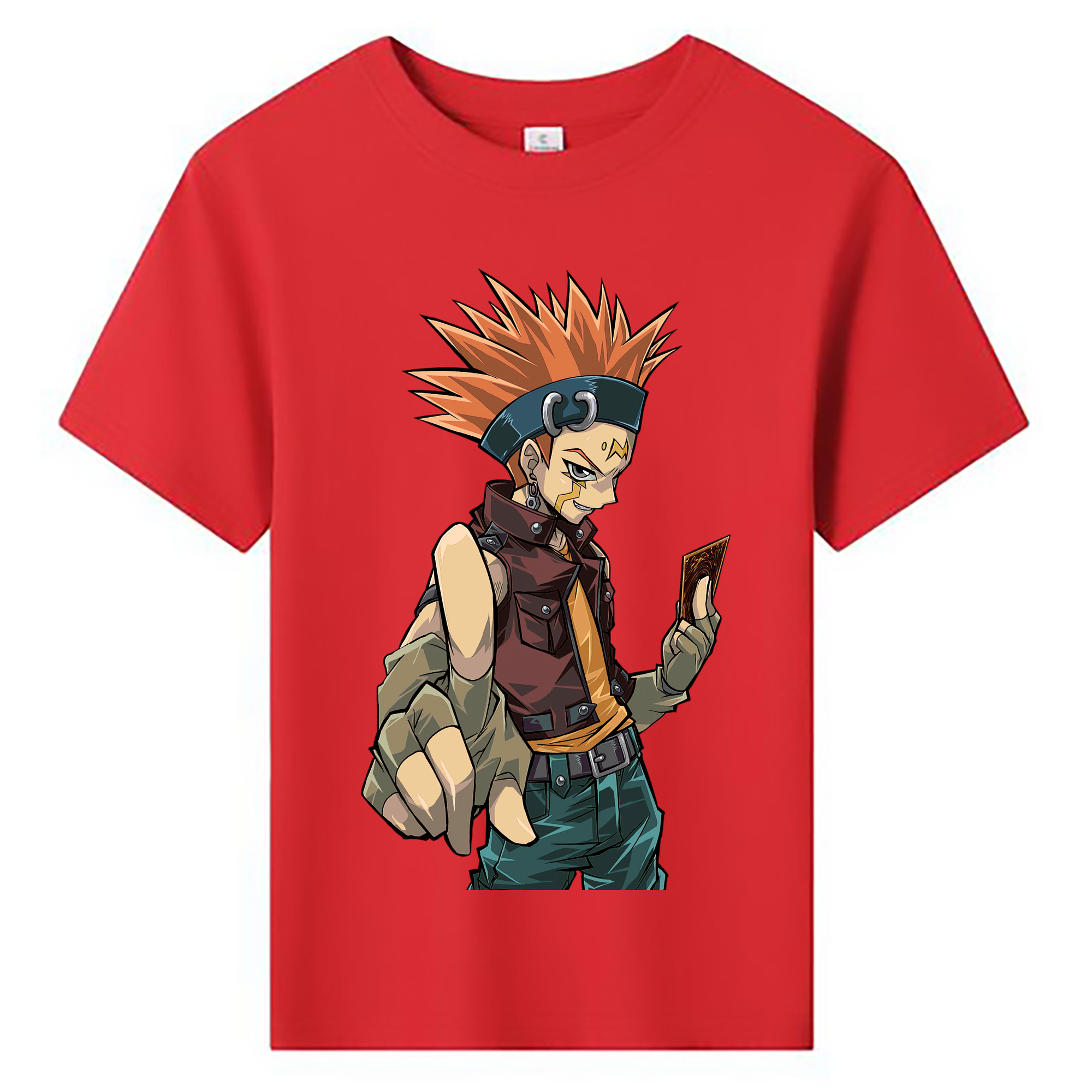 （画像用） 遊☆戯☆王 Yu-Gi-Oh! 綿100％キッズTシャツ（フロントプリント）