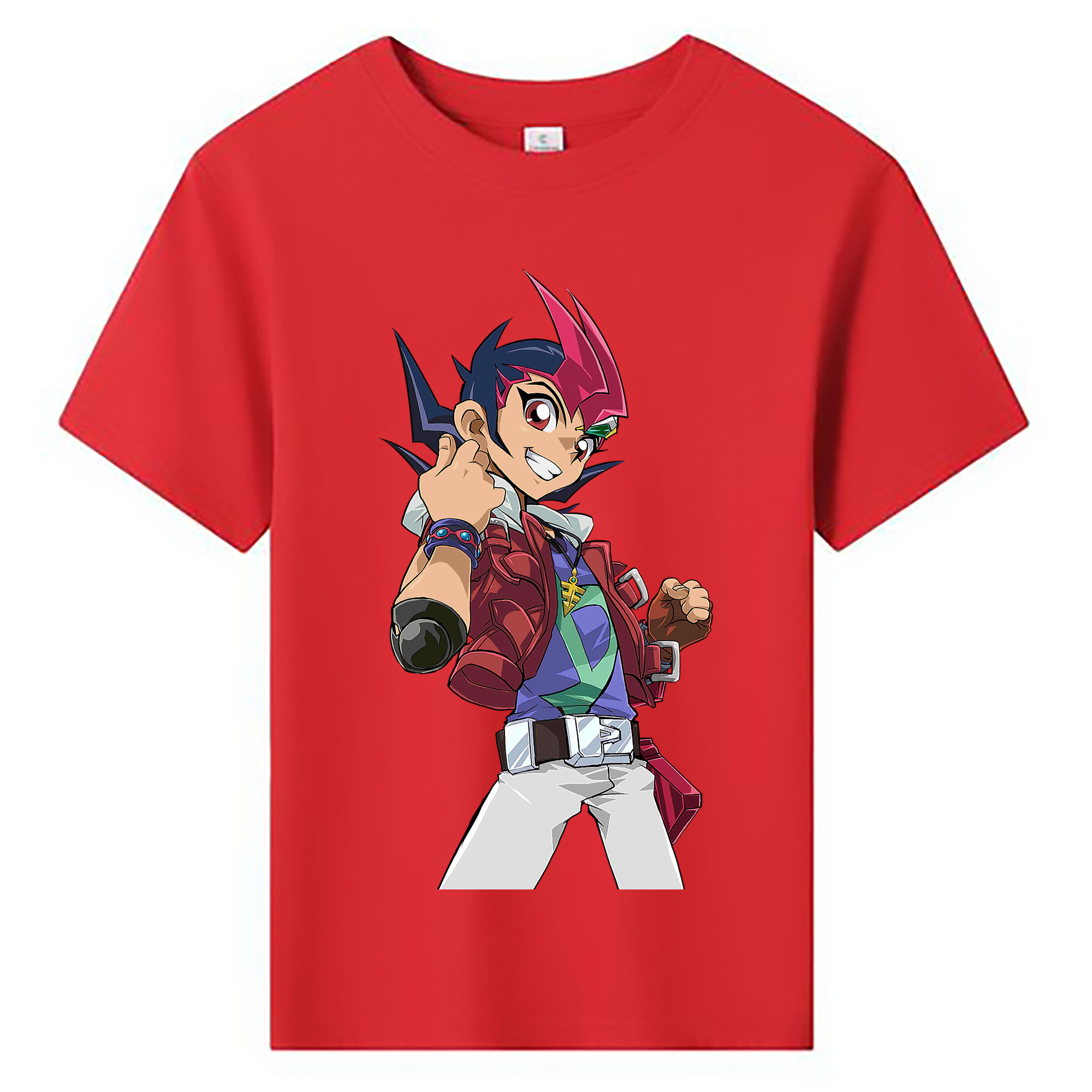 （画像用） 遊☆戯☆王 Yu-Gi-Oh! 綿100％キッズTシャツ（フロントプリント）