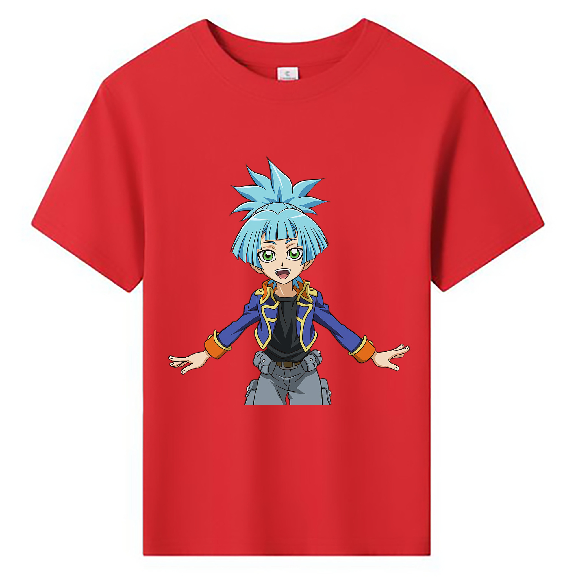 （画像用） 遊☆戯☆王 Yu-Gi-Oh! 綿100％キッズTシャツ（フロントプリント）
