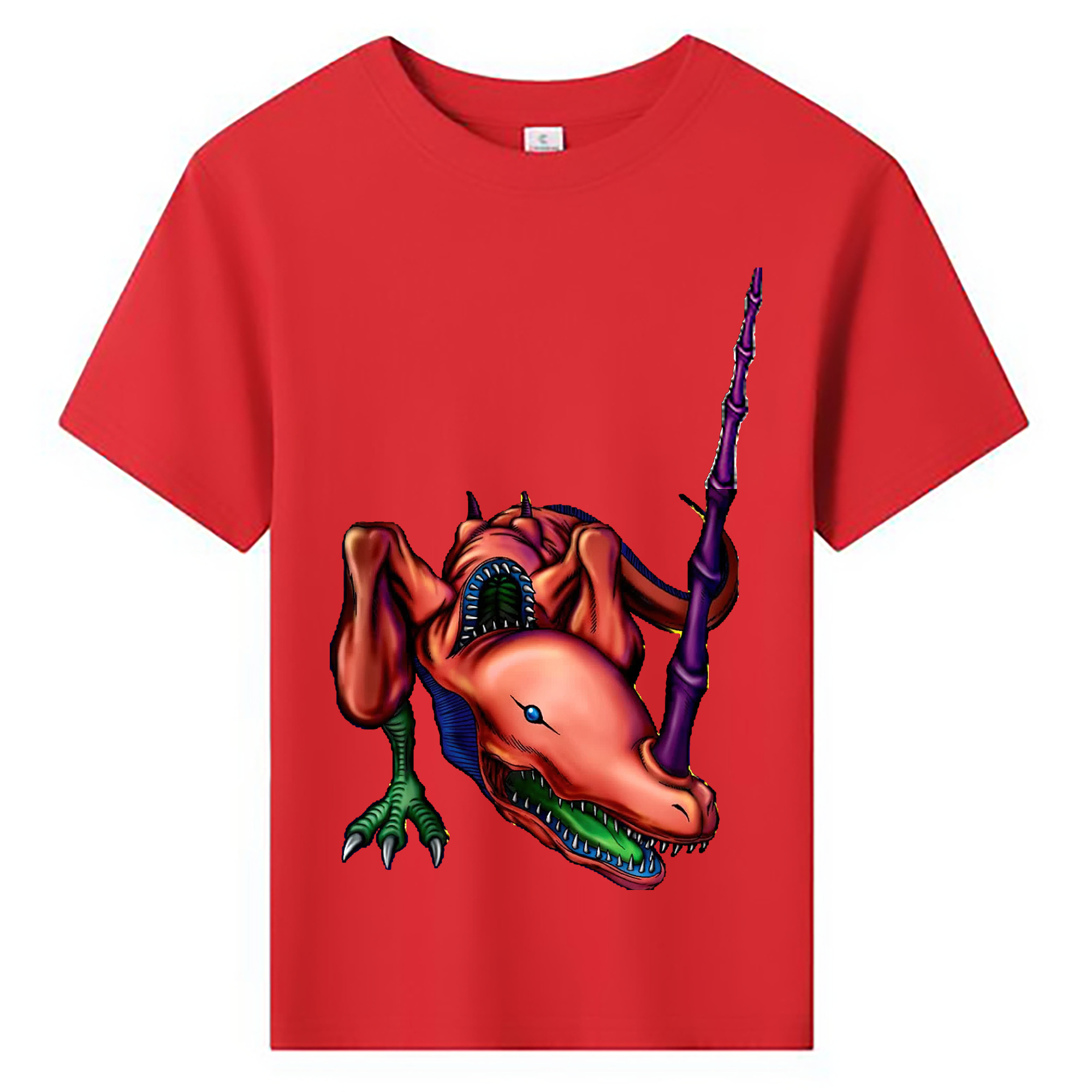 （画像用） 遊☆戯☆王 Yu-Gi-Oh! 綿100％キッズTシャツ（フロントプリント）