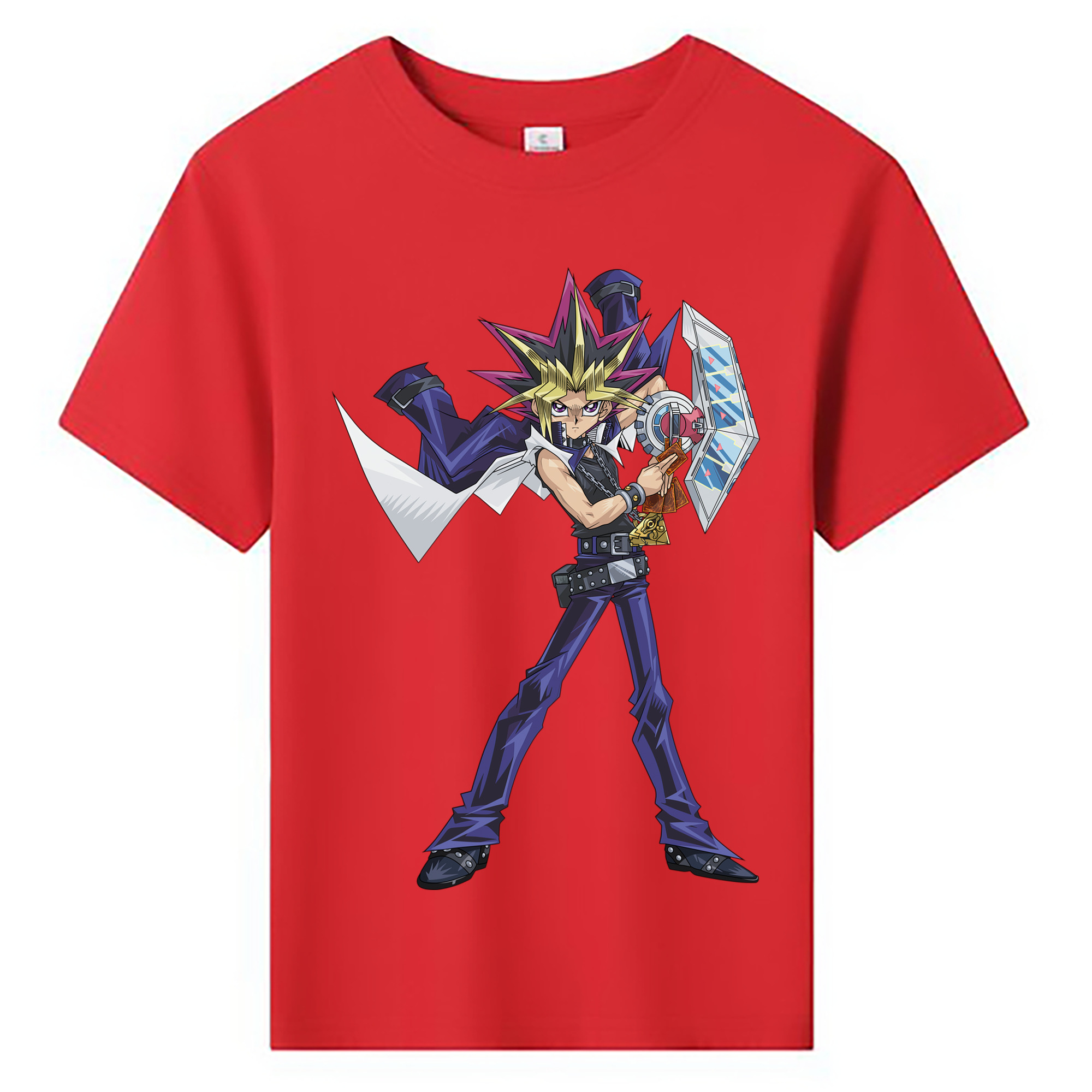 （画像用） 遊☆戯☆王 Yu-Gi-Oh! 綿100％キッズTシャツ（フロントプリント）