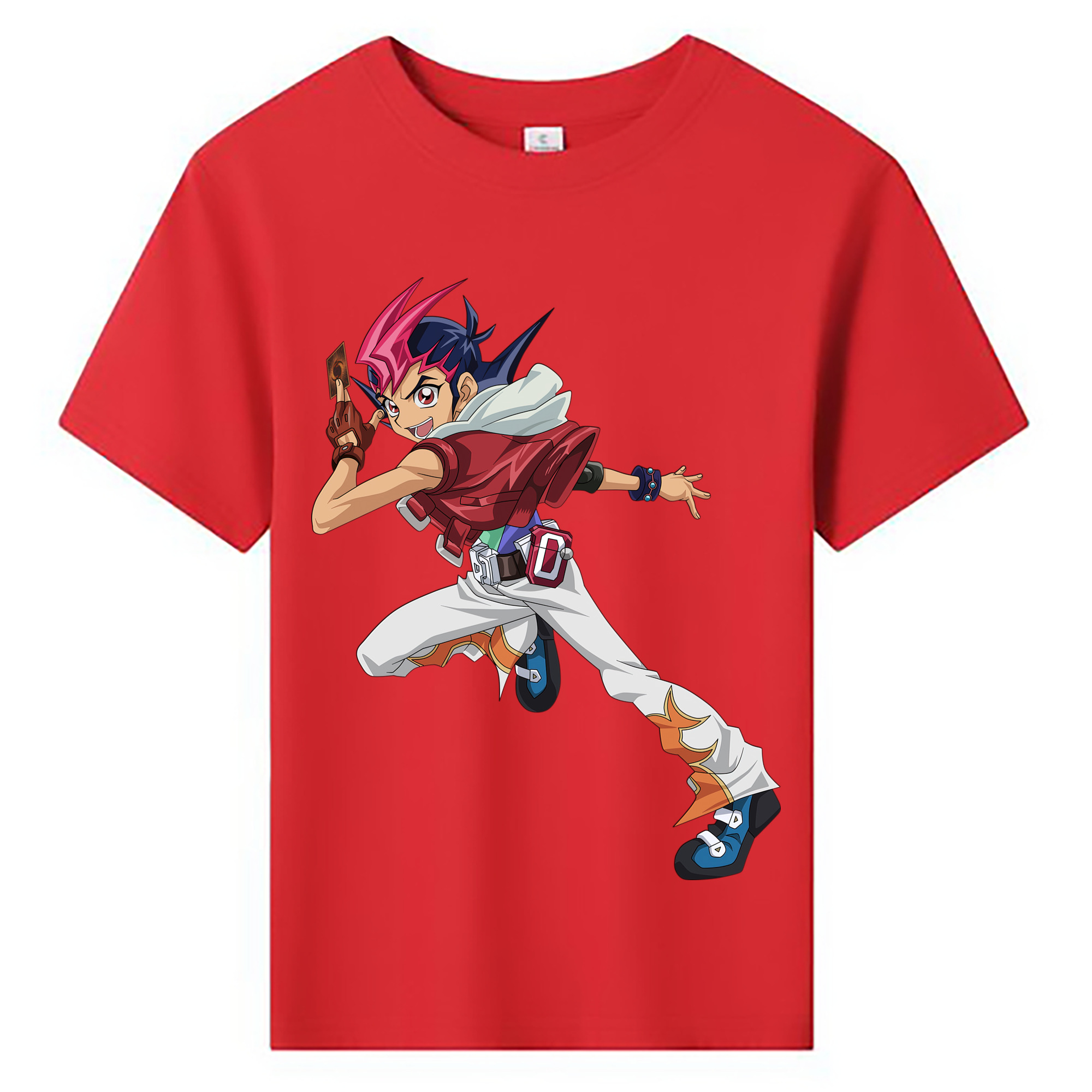 （画像用） 遊☆戯☆王 Yu-Gi-Oh! 綿100％キッズTシャツ（フロントプリント）