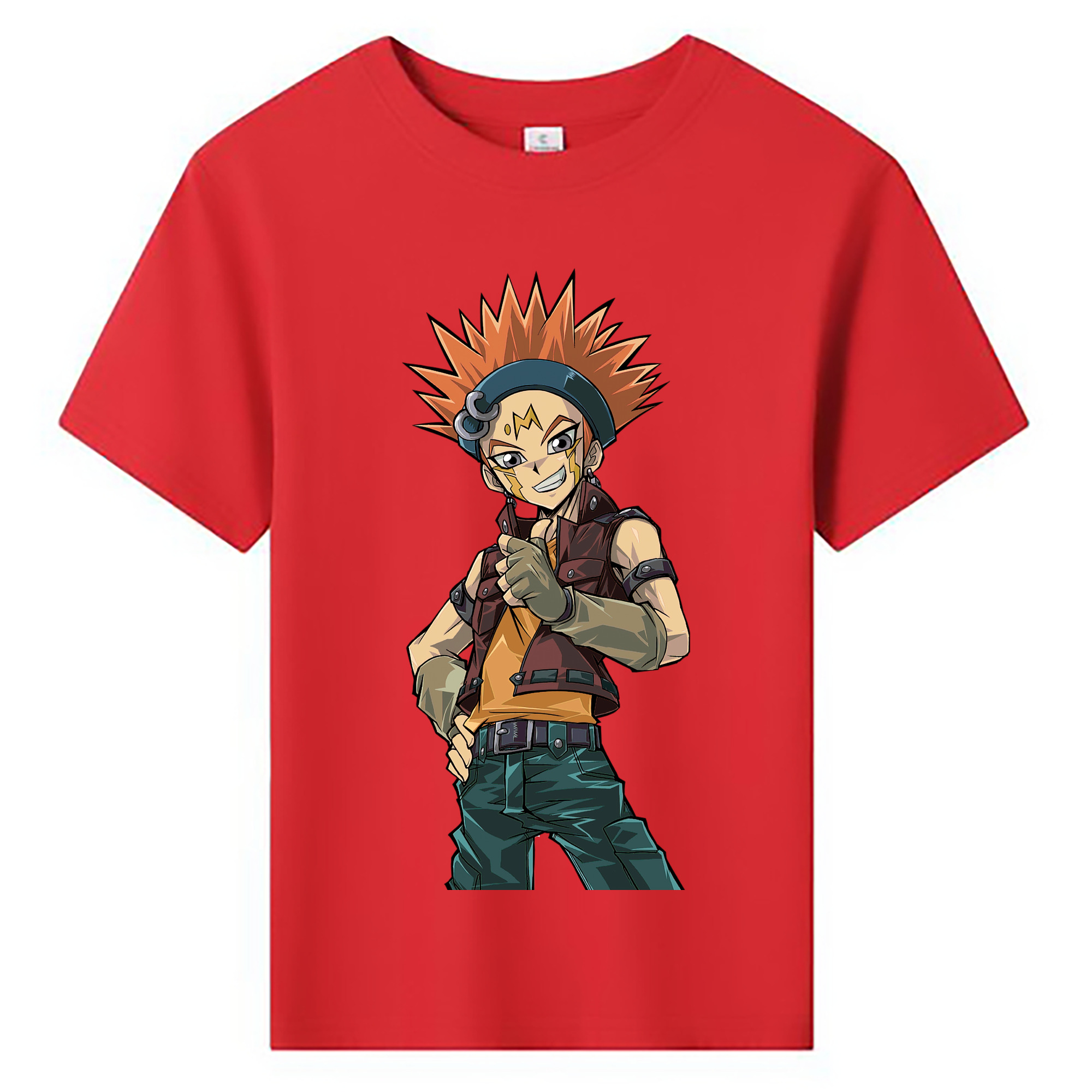 （画像用） 遊☆戯☆王 Yu-Gi-Oh! 綿100％キッズTシャツ（フロントプリント）