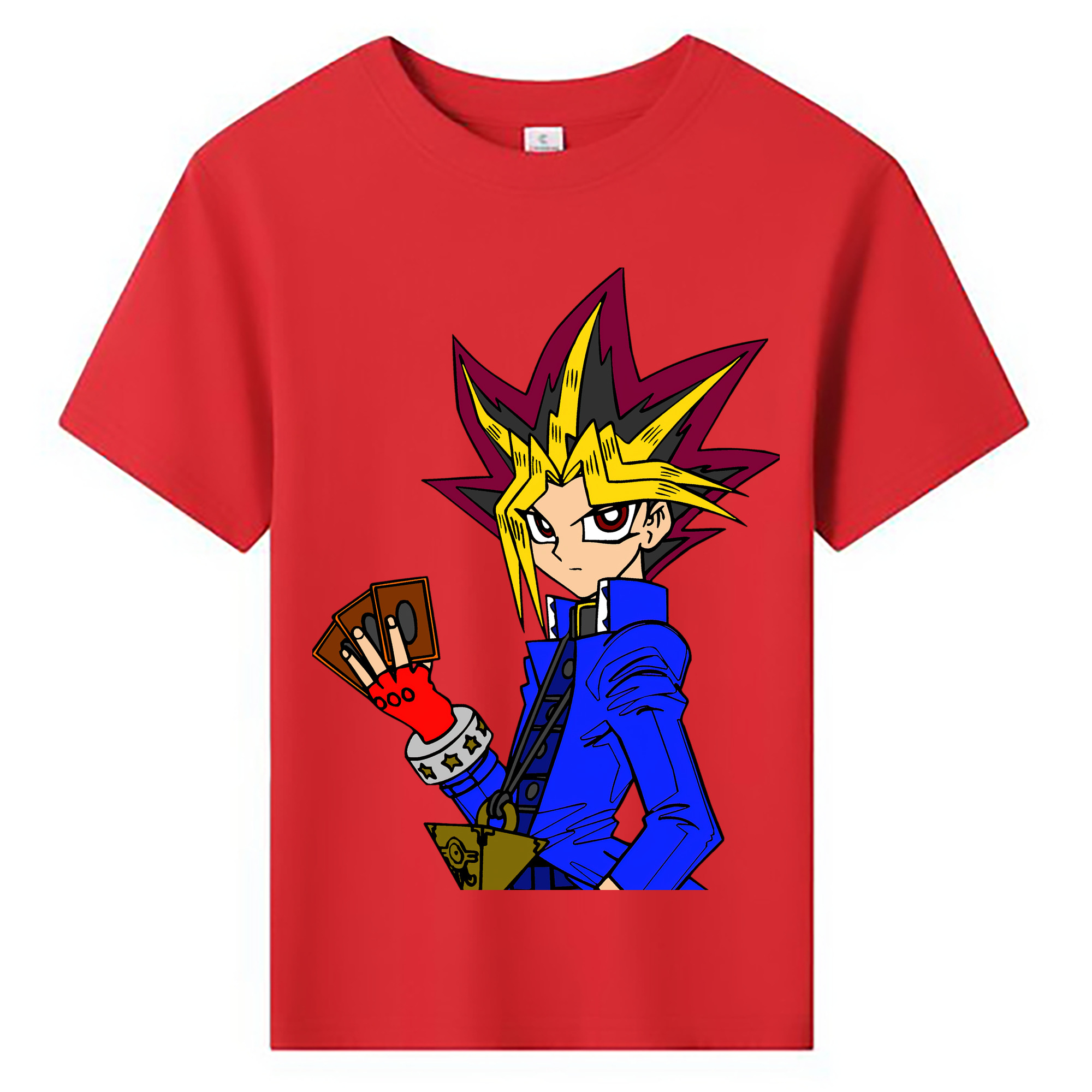（画像用） 遊☆戯☆王 Yu-Gi-Oh! 綿100％キッズTシャツ（フロントプリント）