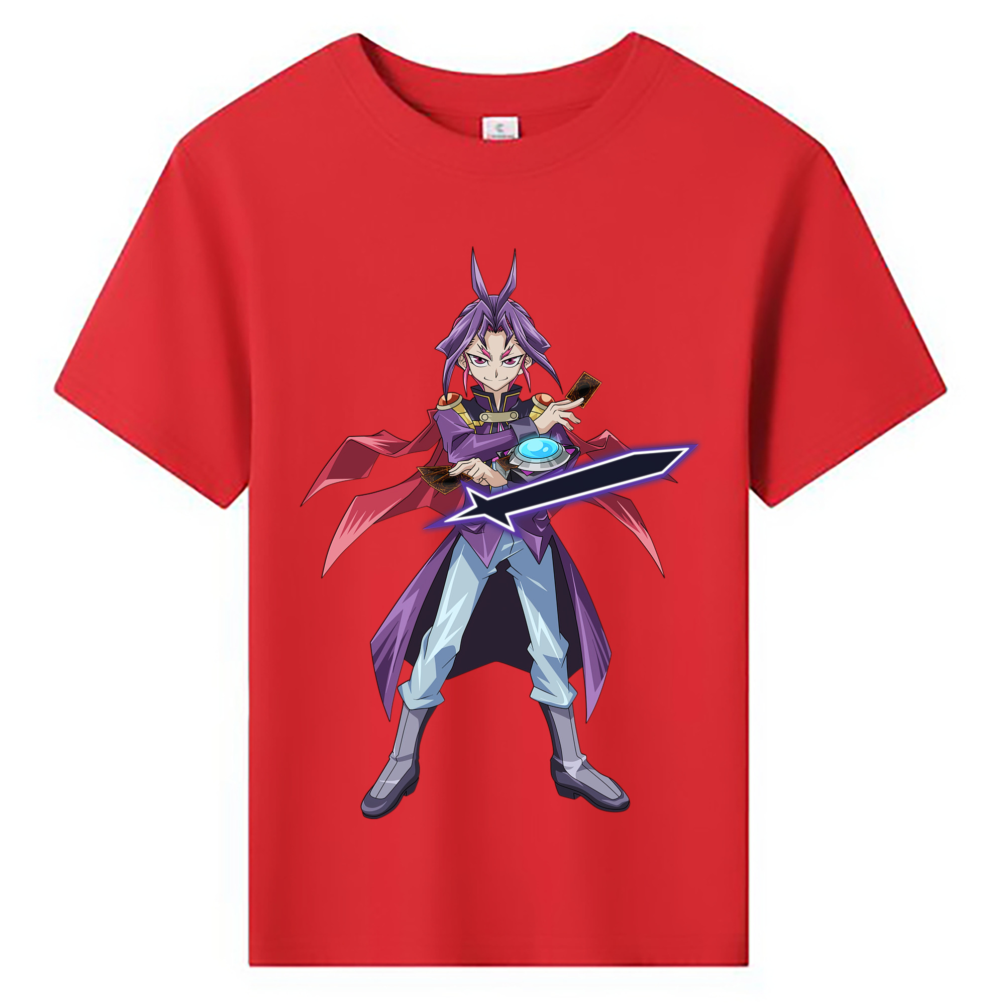 （画像用） 遊☆戯☆王 Yu-Gi-Oh! 綿100％キッズTシャツ（フロントプリント）