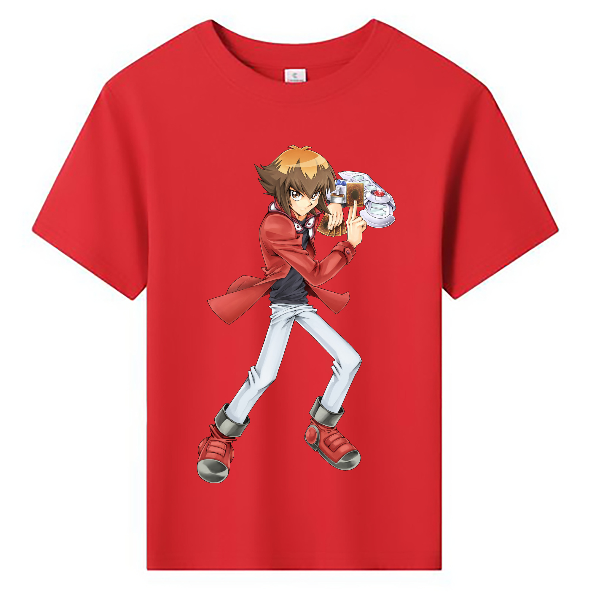 （画像用） 遊☆戯☆王 Yu-Gi-Oh! 綿100％キッズTシャツ（フロントプリント）