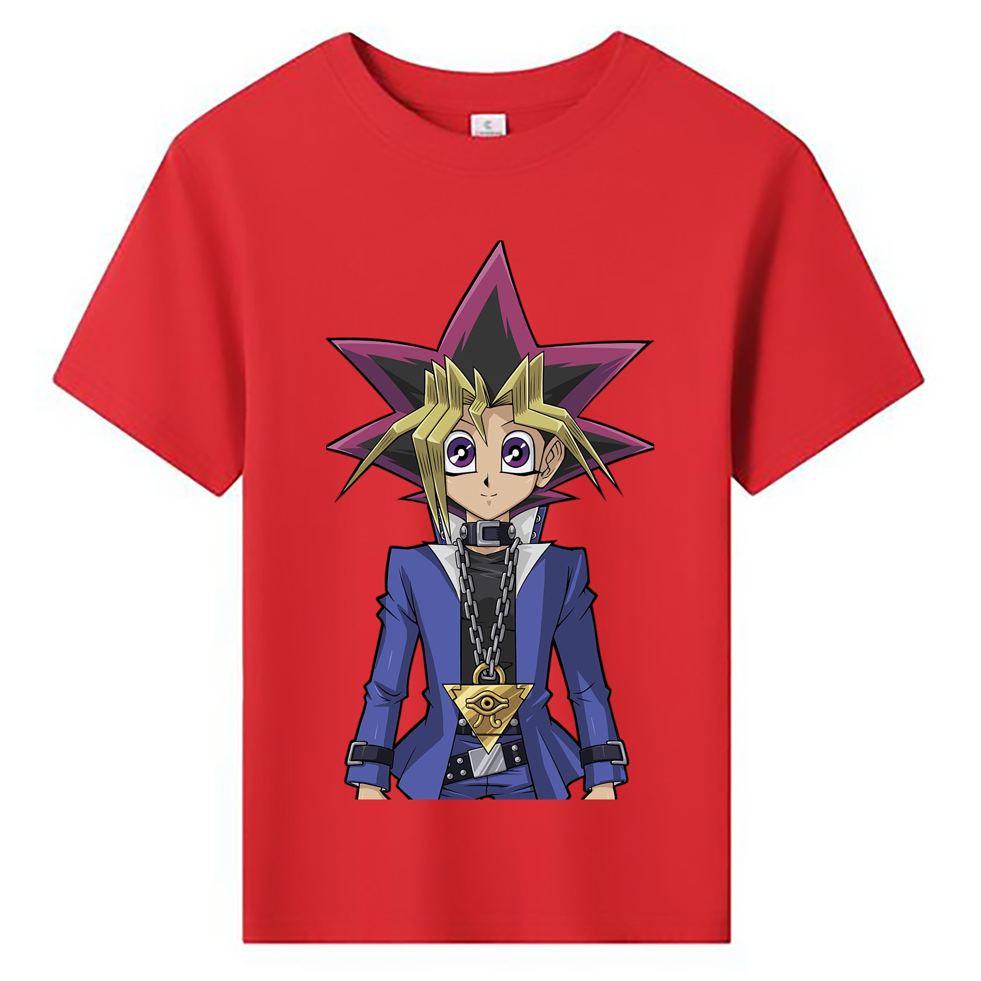（画像用） 遊☆戯☆王 Yu-Gi-Oh! 綿100％キッズTシャツ（フロントプリント）