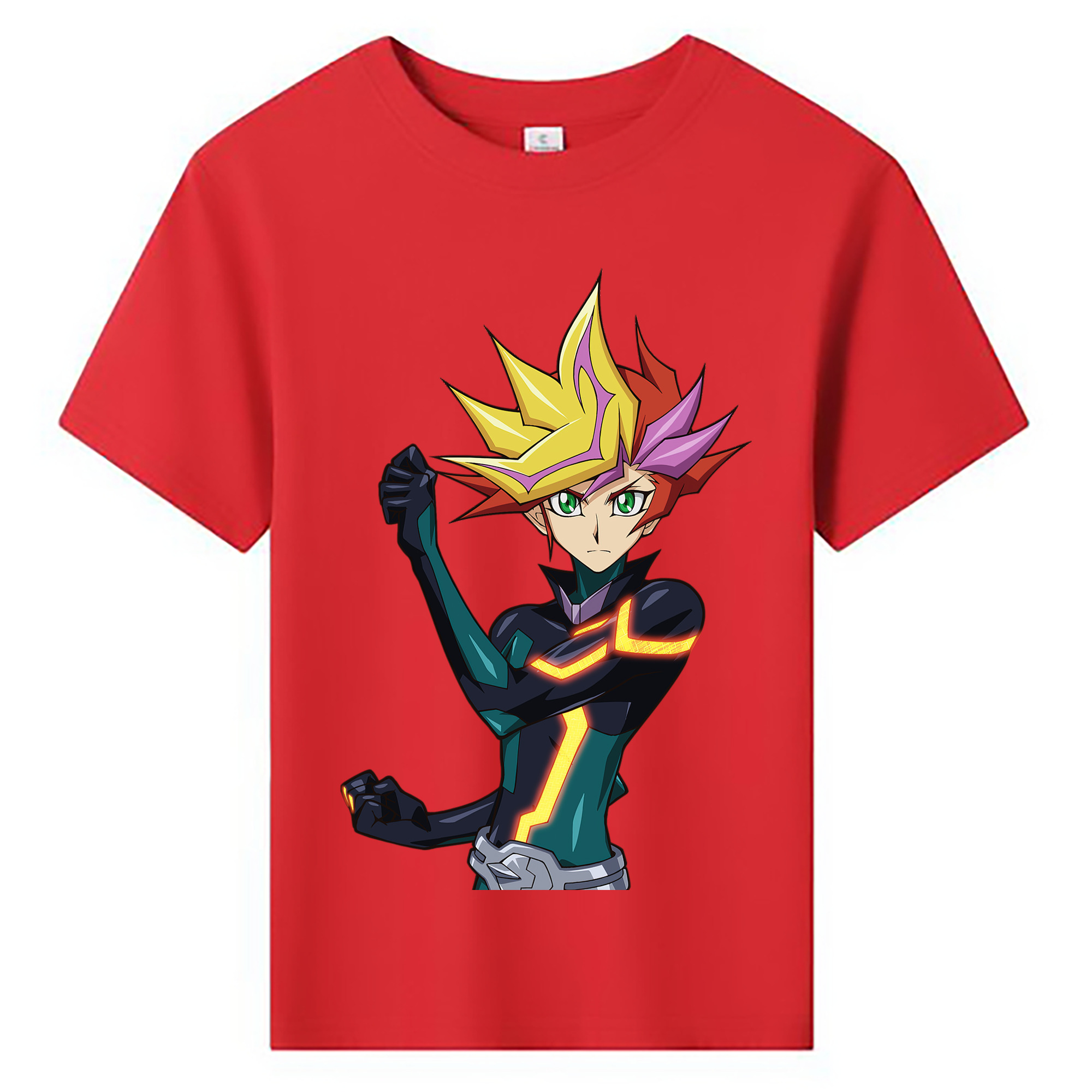 （画像用） 遊☆戯☆王 Yu-Gi-Oh! 綿100％キッズTシャツ（フロントプリント）