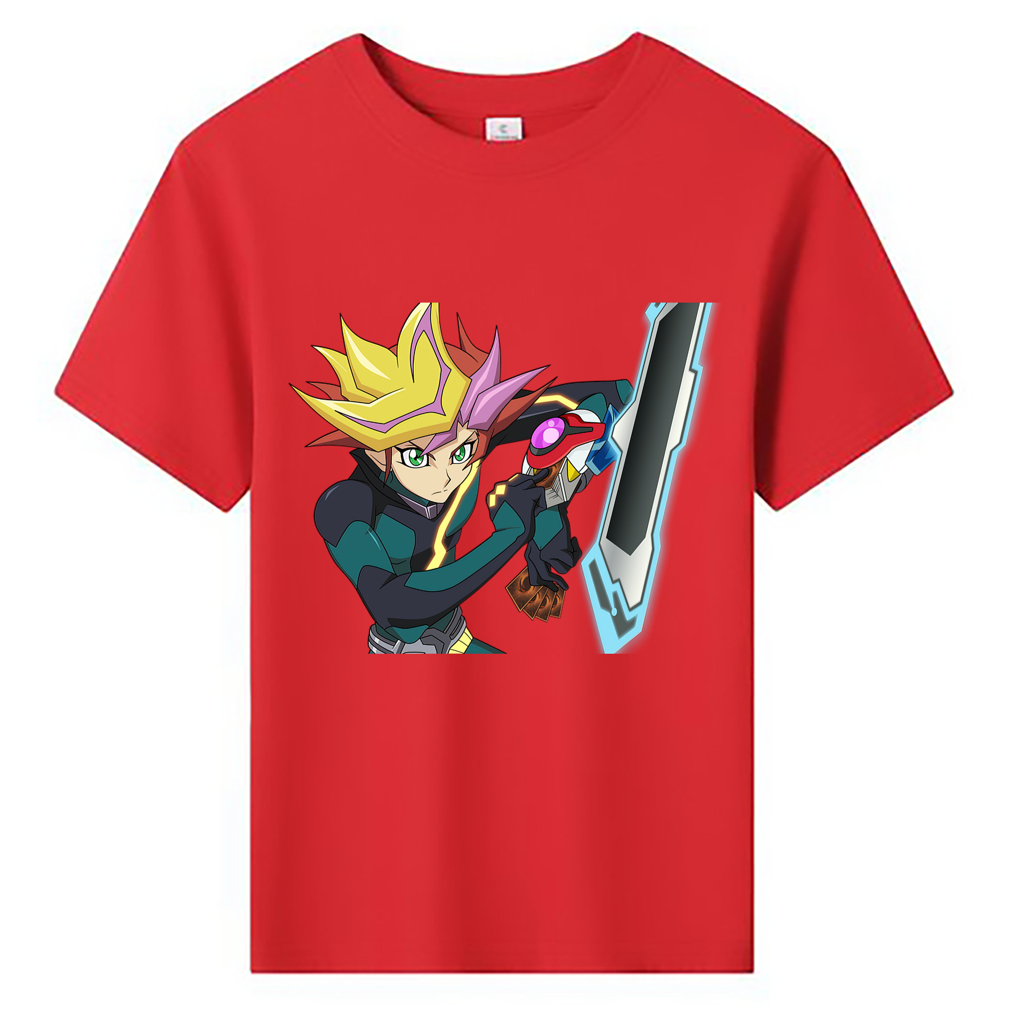 （画像用） 遊☆戯☆王 Yu-Gi-Oh! 綿100％キッズTシャツ（フロントプリント）