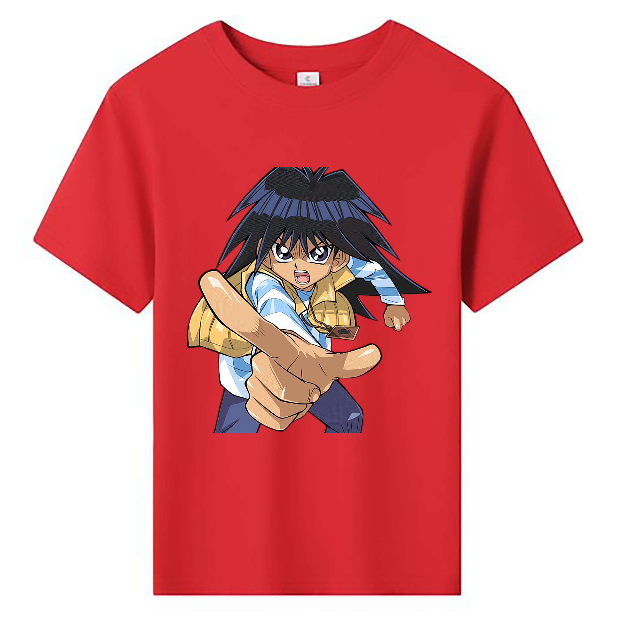 （画像用） 遊☆戯☆王 Yu-Gi-Oh! 綿100％キッズTシャツ（フロントプリント）