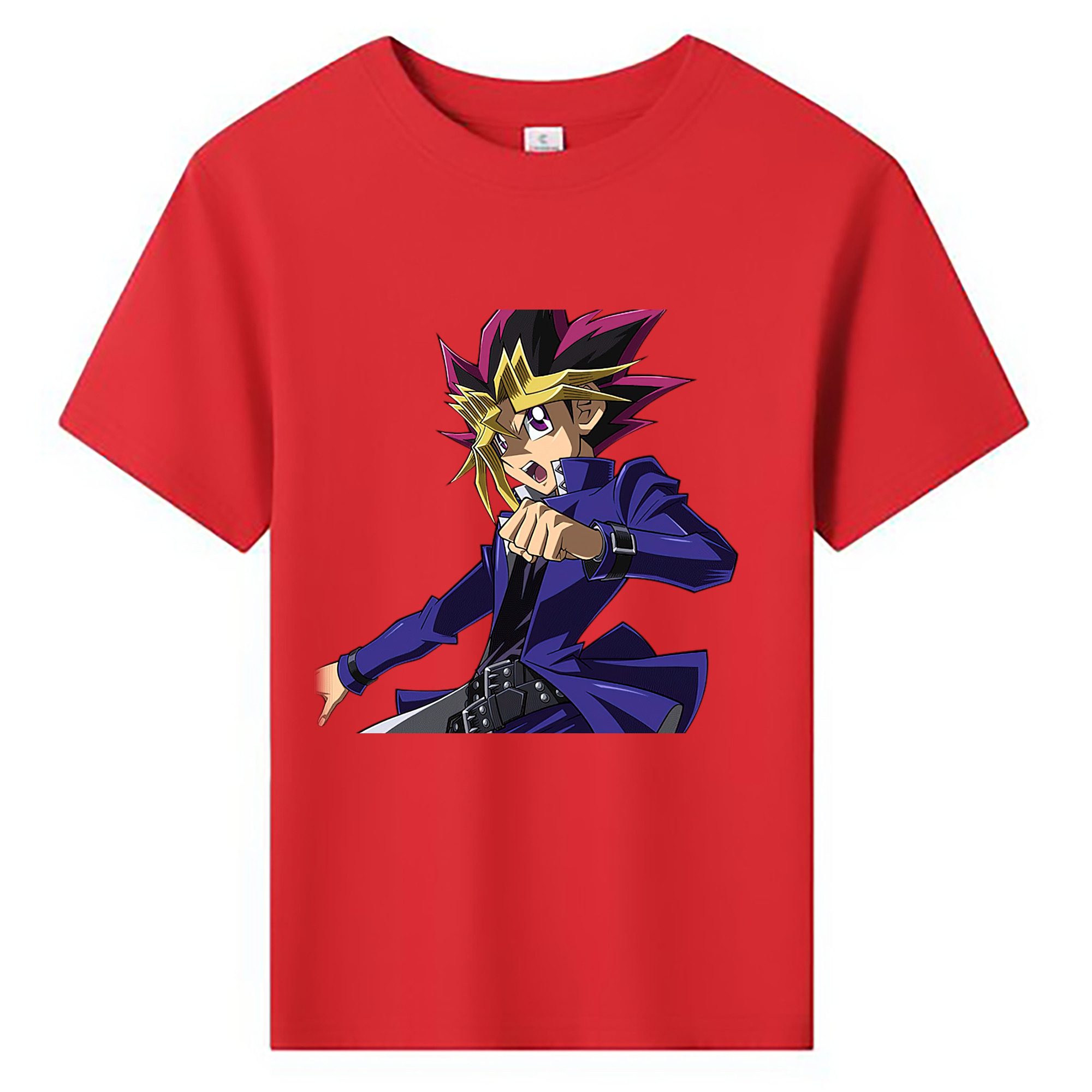 （画像用） 遊☆戯☆王 Yu-Gi-Oh! 綿100％キッズTシャツ（フロントプリント）