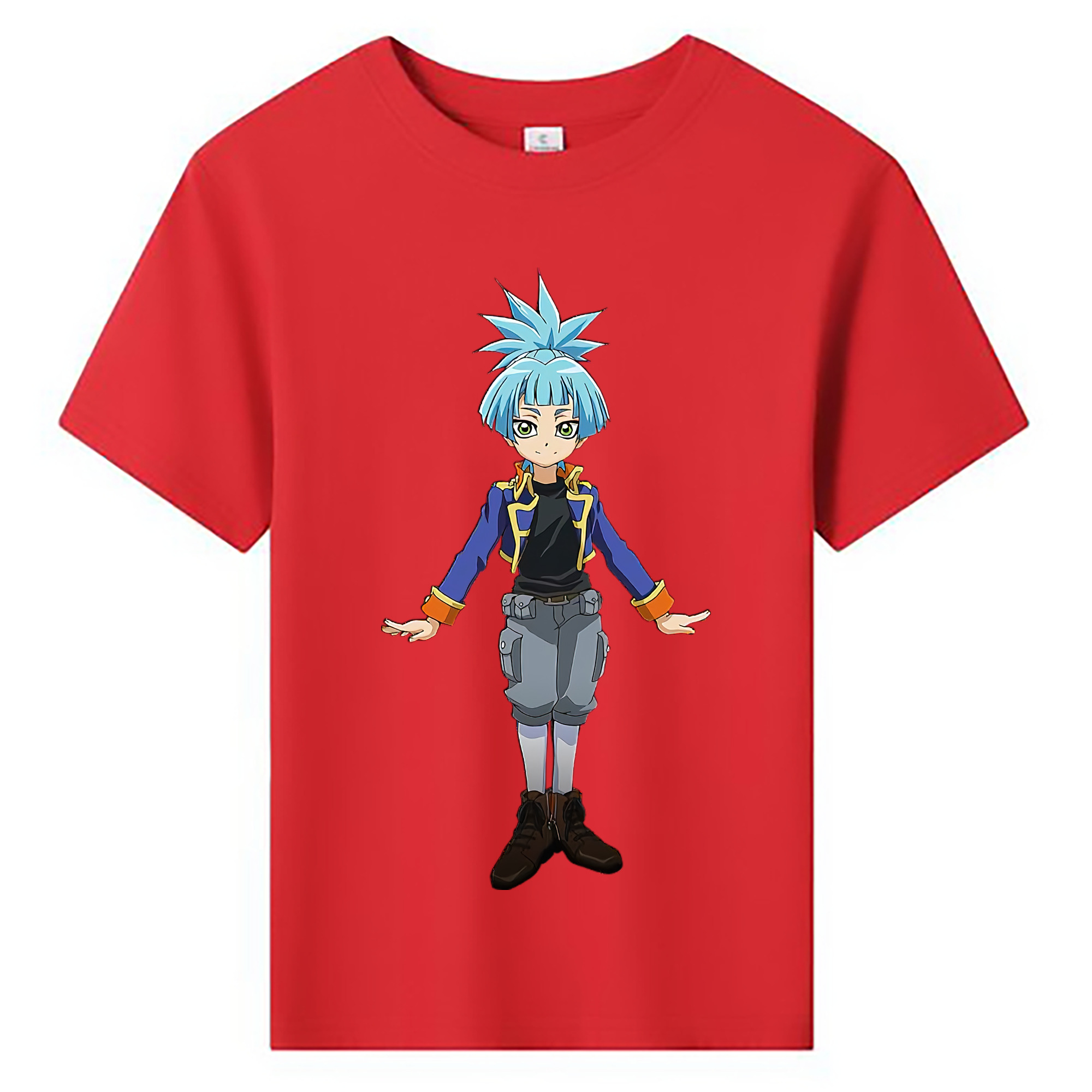 （画像用） 遊☆戯☆王 Yu-Gi-Oh! 綿100％キッズTシャツ（フロントプリント）