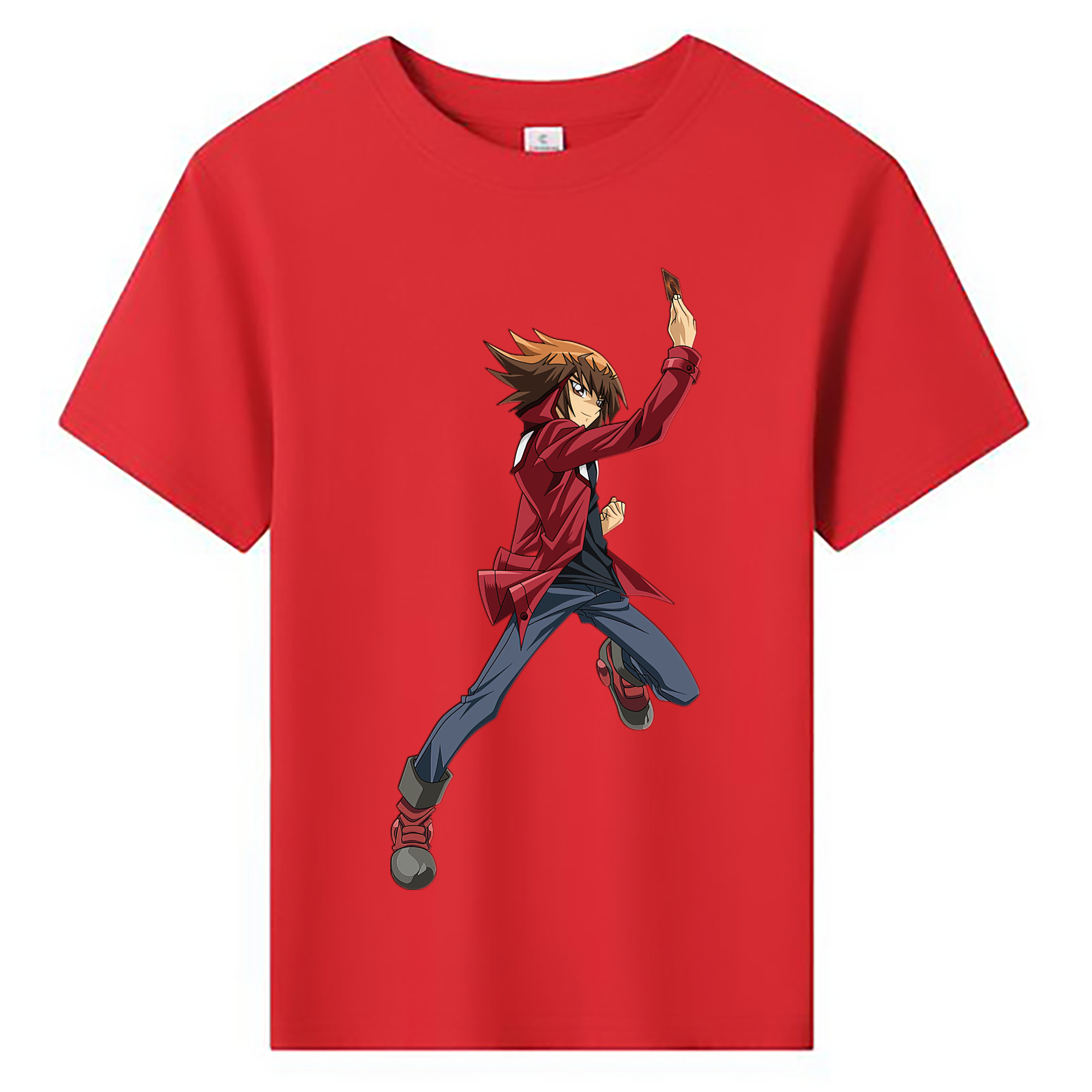 （画像用） 遊☆戯☆王 Yu-Gi-Oh! 綿100％キッズTシャツ（フロントプリント）