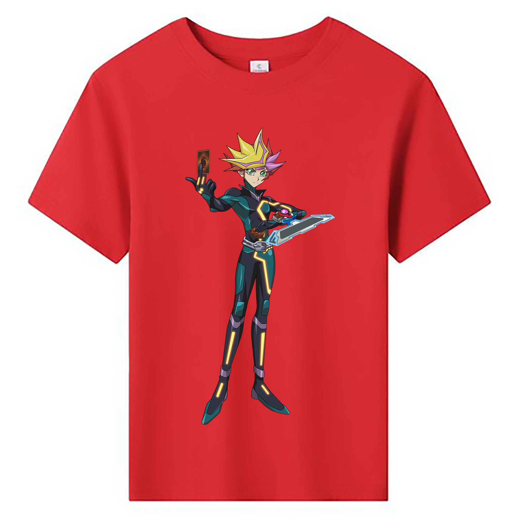 （画像用） 遊☆戯☆王 Yu-Gi-Oh! 綿100％キッズTシャツ（フロントプリント）