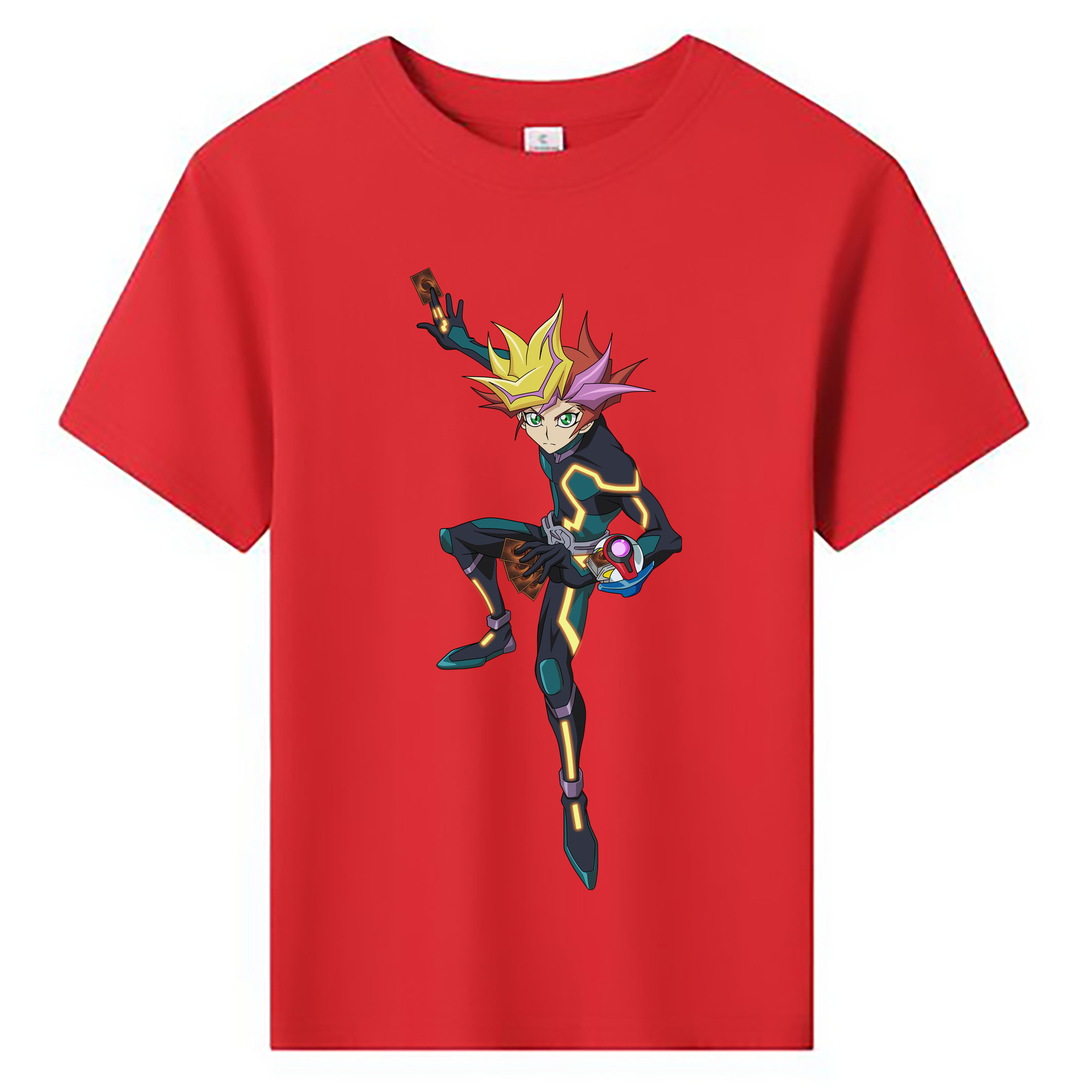 （画像用） 遊☆戯☆王 Yu-Gi-Oh! 綿100％キッズTシャツ（フロントプリント）