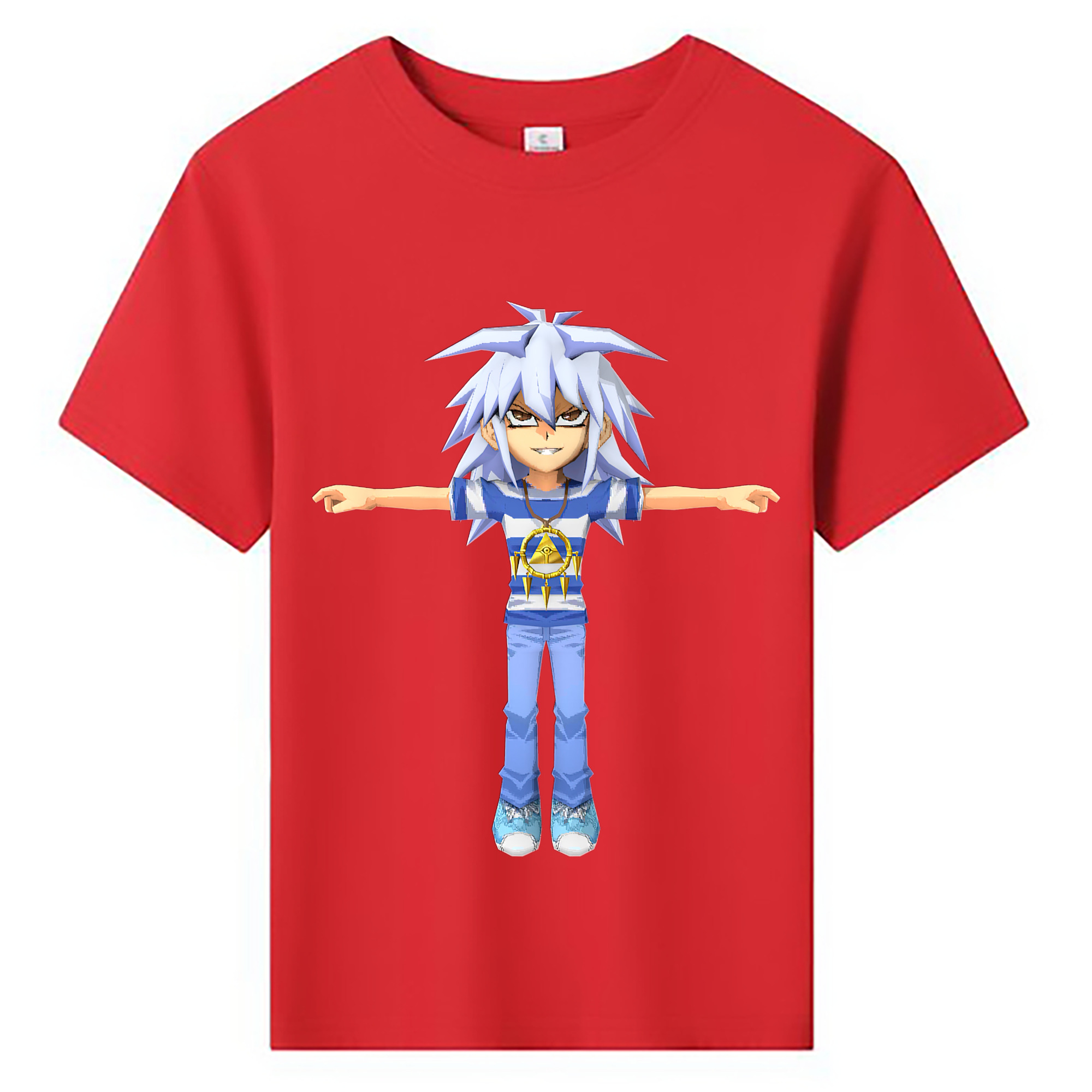 （画像用） 遊☆戯☆王 Yu-Gi-Oh! 綿100％キッズTシャツ（フロントプリント）