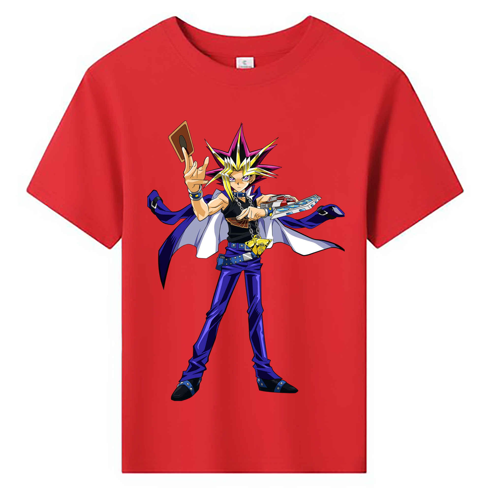 （画像用） 遊☆戯☆王 Yu-Gi-Oh! 綿100％キッズTシャツ（フロントプリント）