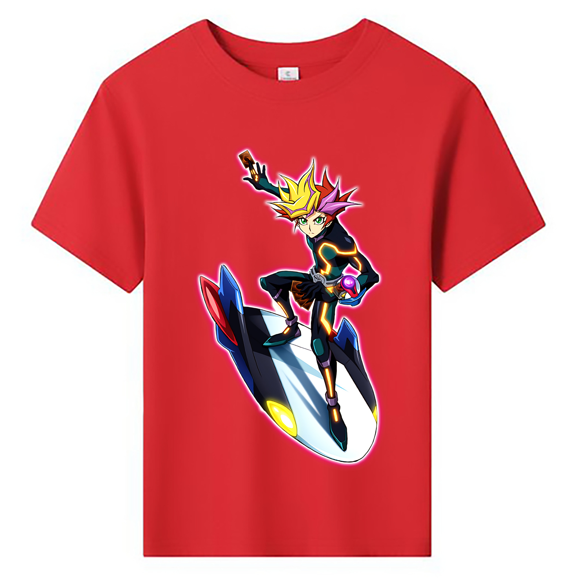 （画像用） 遊☆戯☆王 Yu-Gi-Oh! 綿100％キッズTシャツ（フロントプリント）