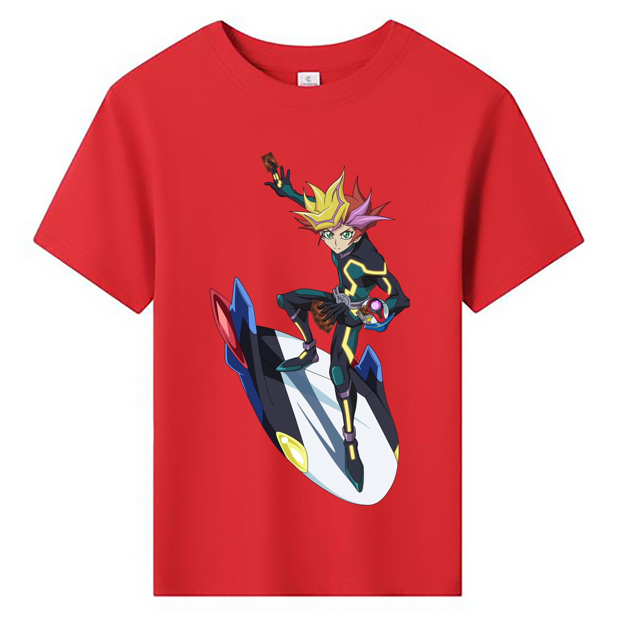 （画像用） 遊☆戯☆王 Yu-Gi-Oh! 綿100％キッズTシャツ（フロントプリント）