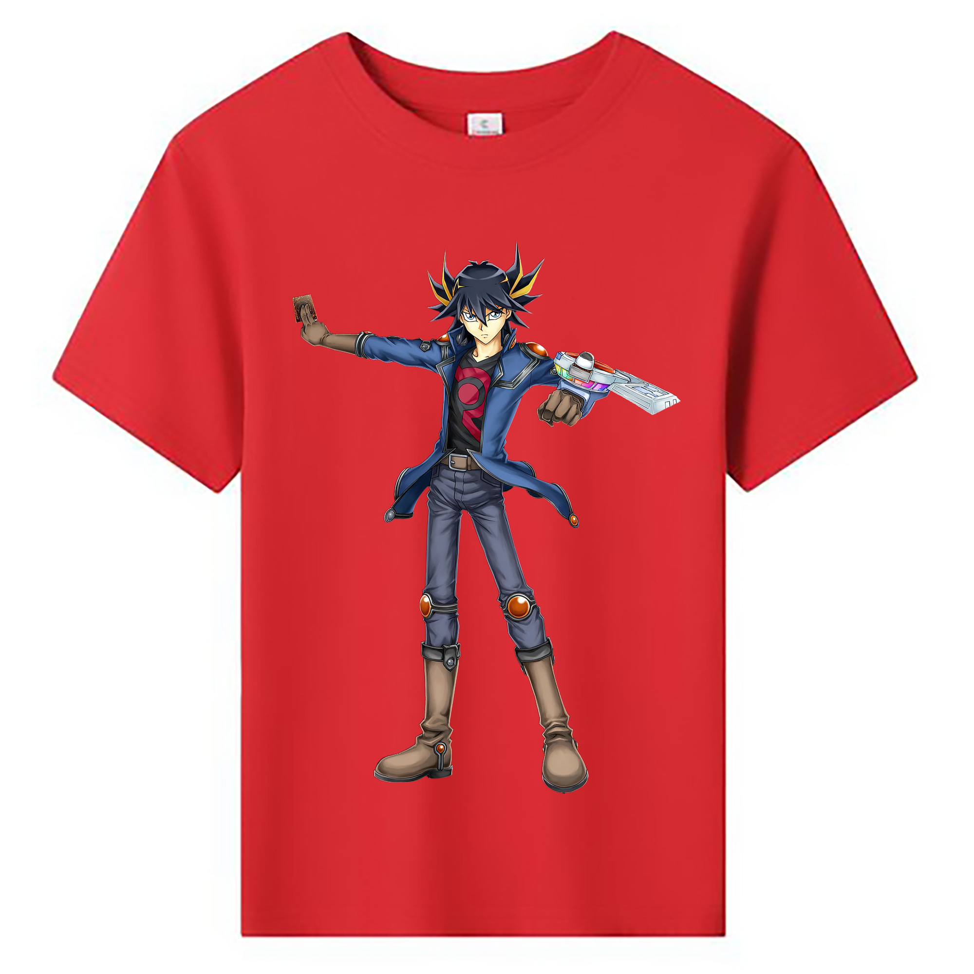 （画像用） 遊☆戯☆王 Yu-Gi-Oh! 綿100％キッズTシャツ（フロントプリント）