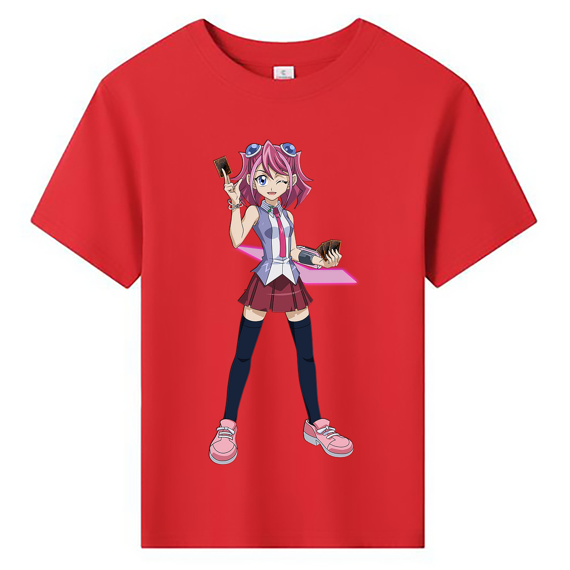 （画像用） 遊☆戯☆王 Yu-Gi-Oh! 綿100％キッズTシャツ（フロントプリント）