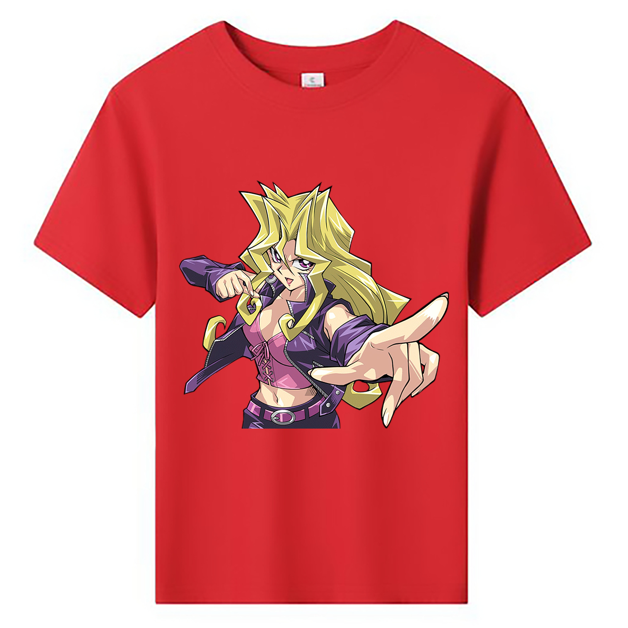 （画像用） 遊☆戯☆王 Yu-Gi-Oh! 綿100％キッズTシャツ（フロントプリント）