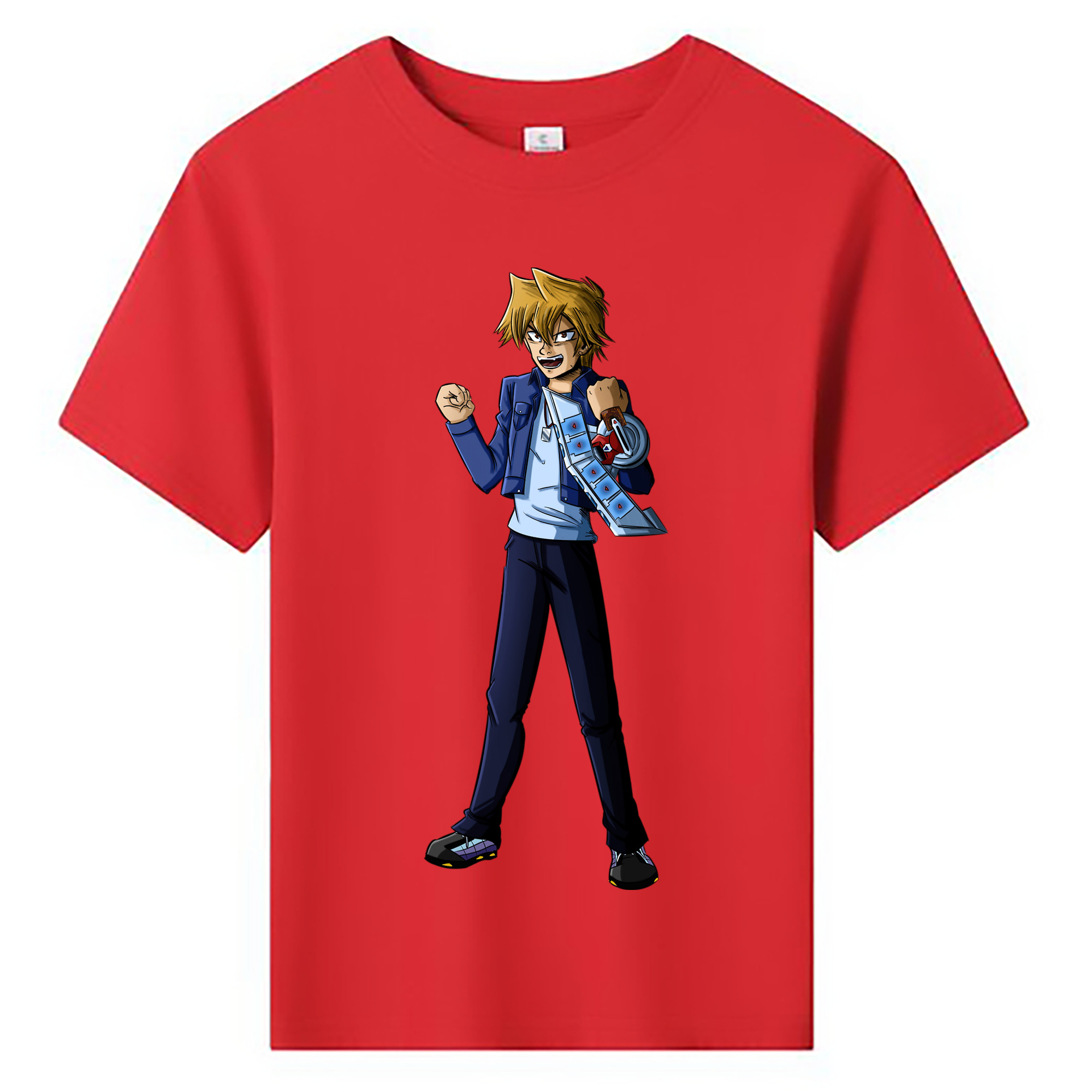 （画像用） 遊☆戯☆王 Yu-Gi-Oh! 綿100％キッズTシャツ（フロントプリント）