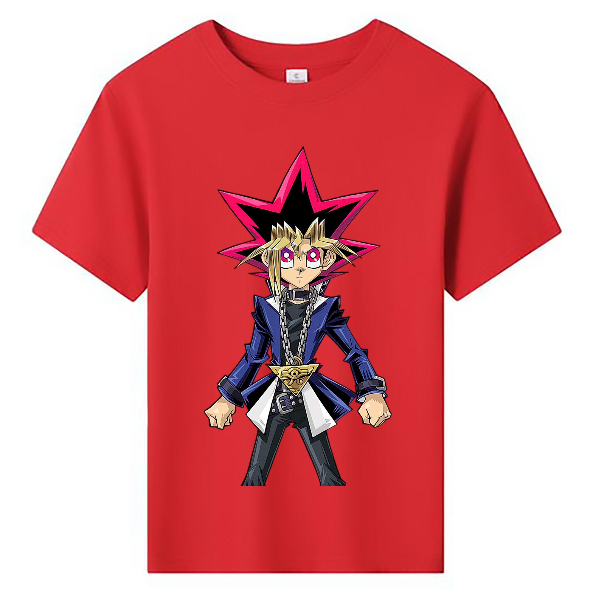 （画像用） 遊☆戯☆王 Yu-Gi-Oh! 綿100％キッズTシャツ（フロントプリント）
