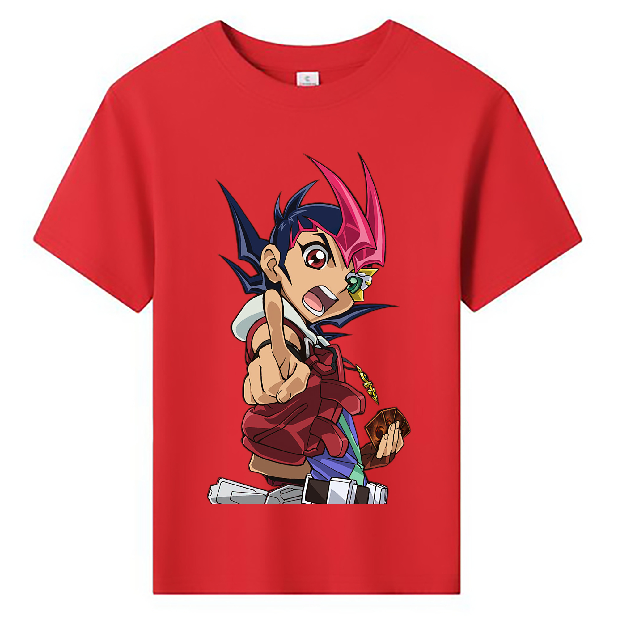 （画像用） 遊☆戯☆王 Yu-Gi-Oh! 綿100％キッズTシャツ（フロントプリント）