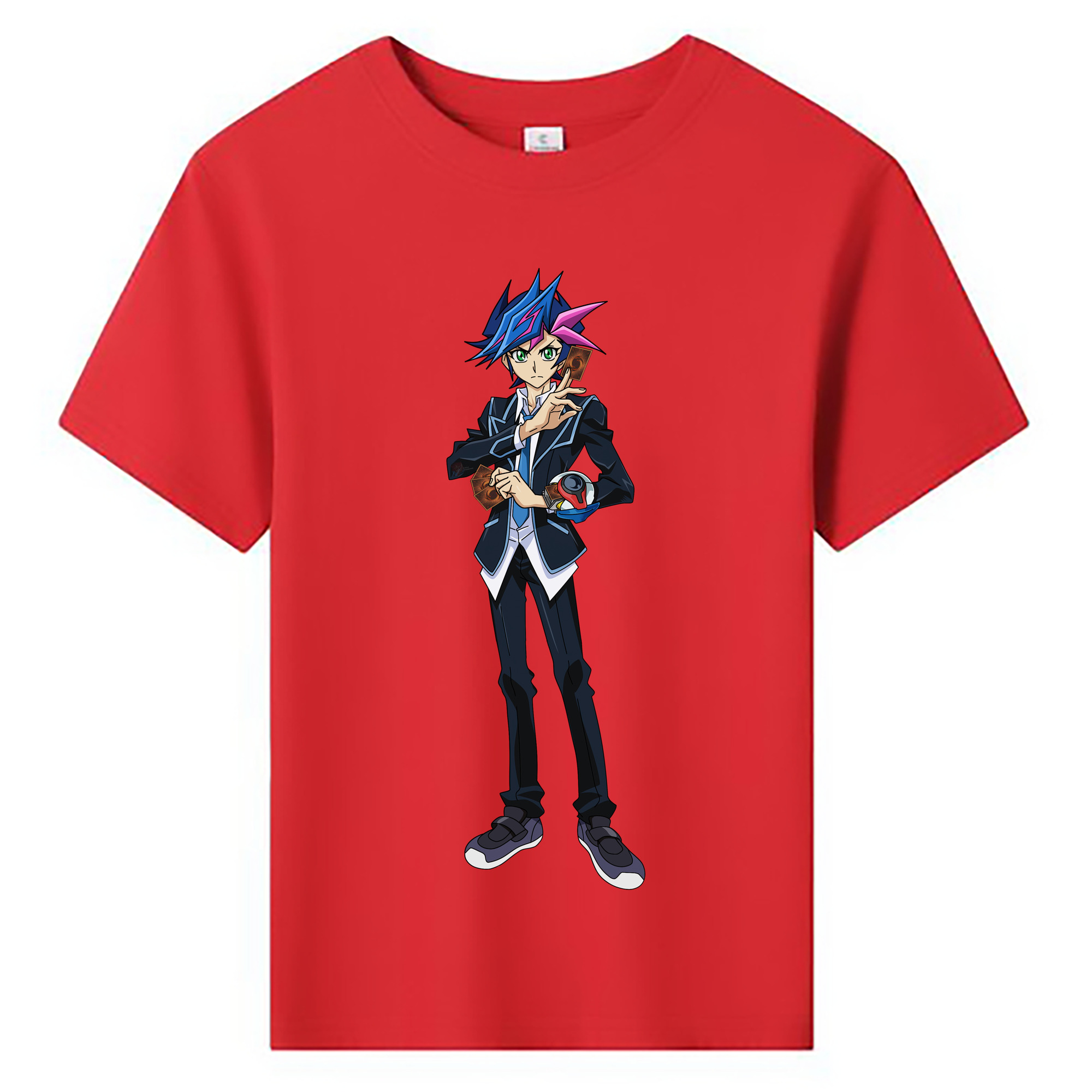 （画像用） 遊☆戯☆王 Yu-Gi-Oh! 綿100％キッズTシャツ（フロントプリント）