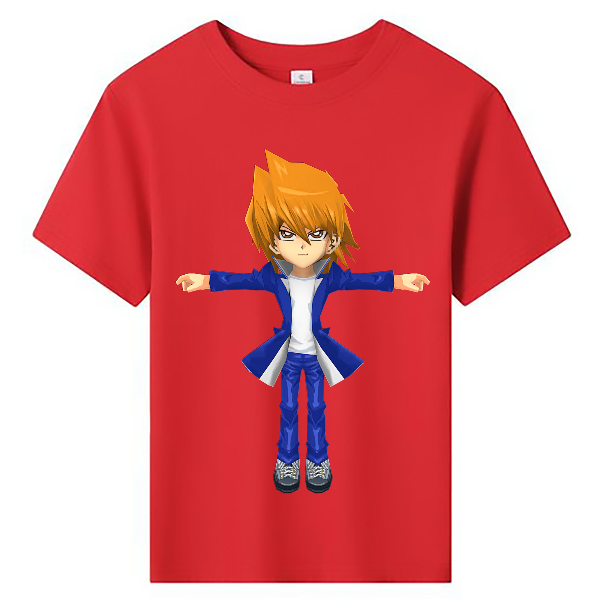 （画像用） 遊☆戯☆王 Yu-Gi-Oh! 綿100％キッズTシャツ（フロントプリント）