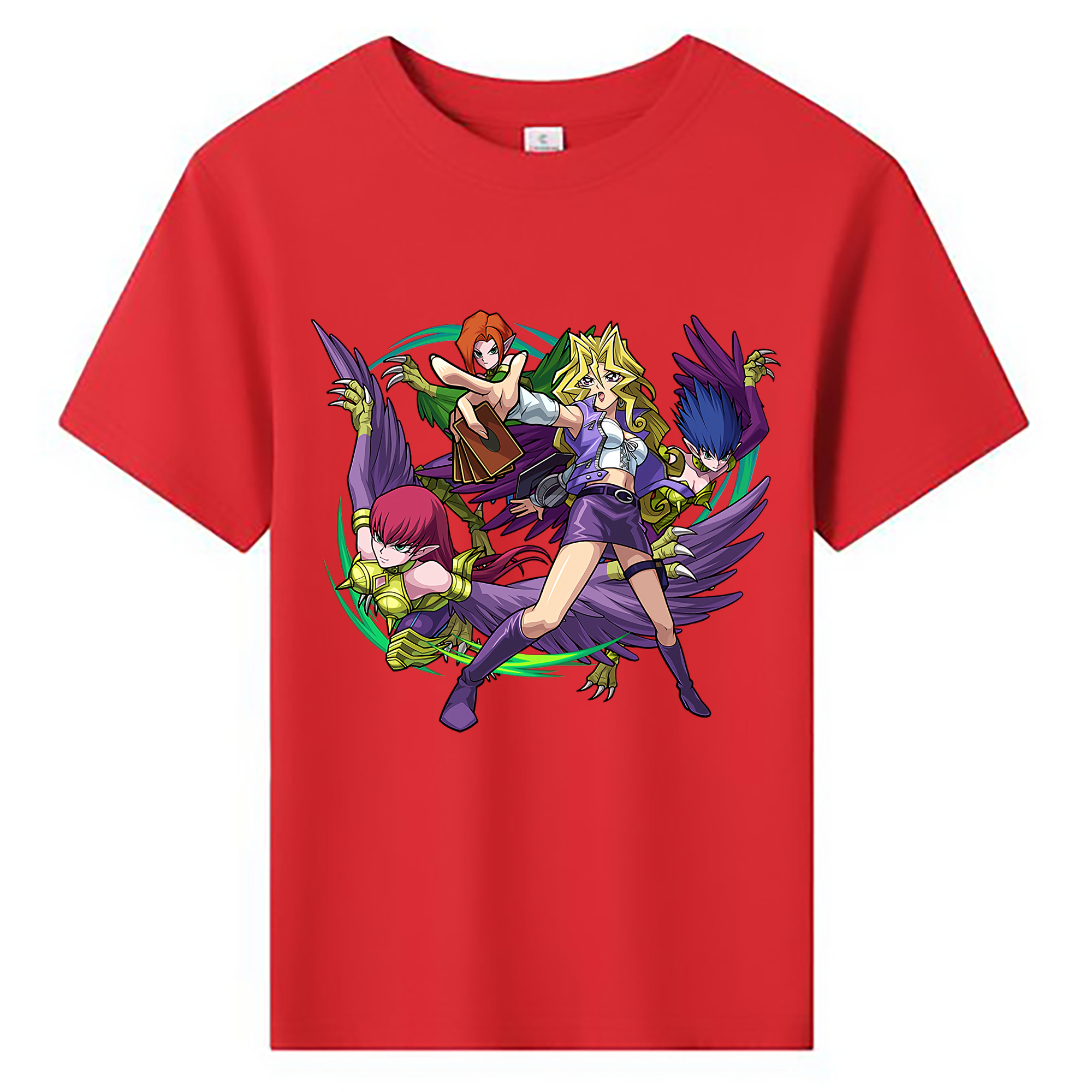 （画像用） 遊☆戯☆王 Yu-Gi-Oh! 綿100％キッズTシャツ（フロントプリント）