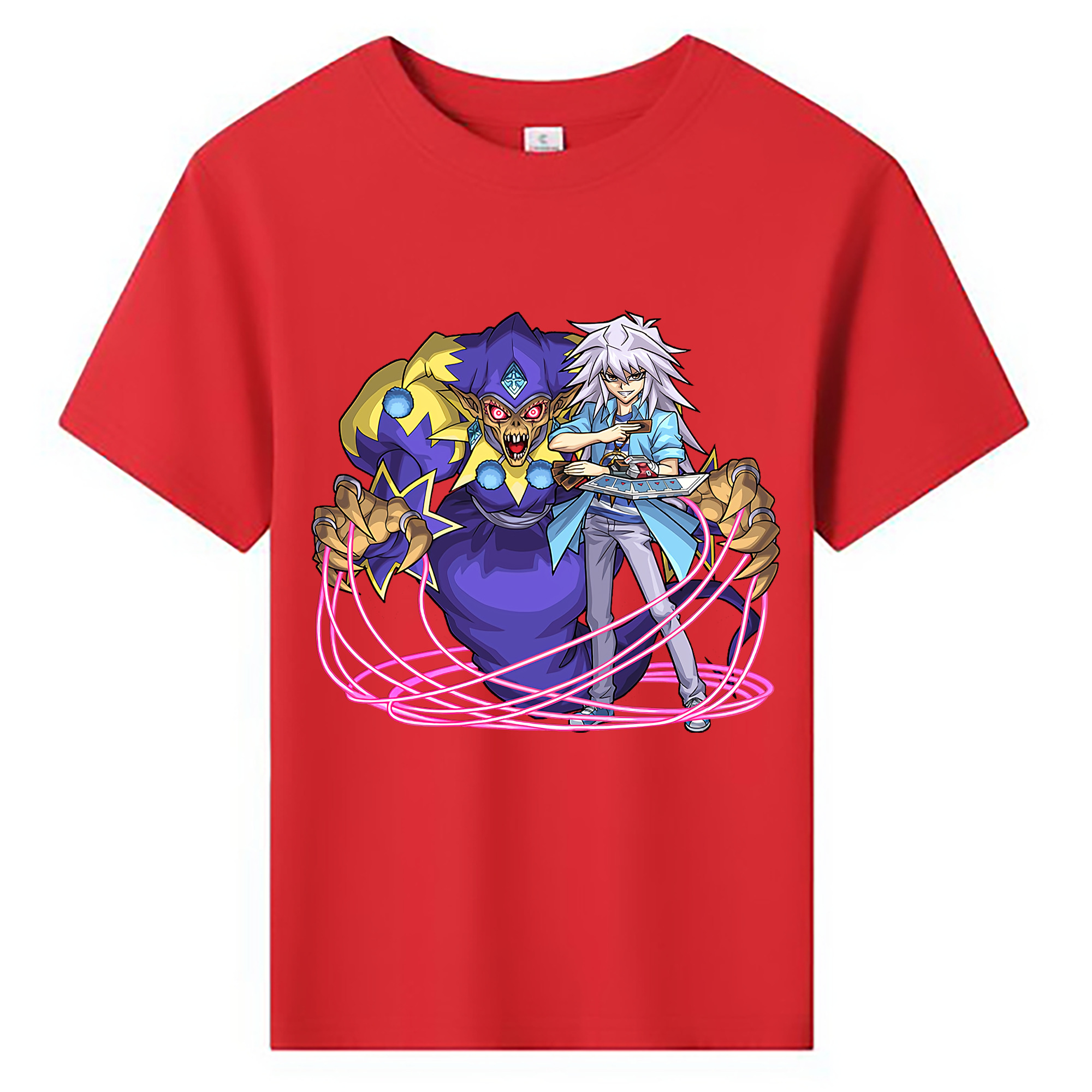 （画像用） 遊☆戯☆王 Yu-Gi-Oh! 綿100％キッズTシャツ（フロントプリント）