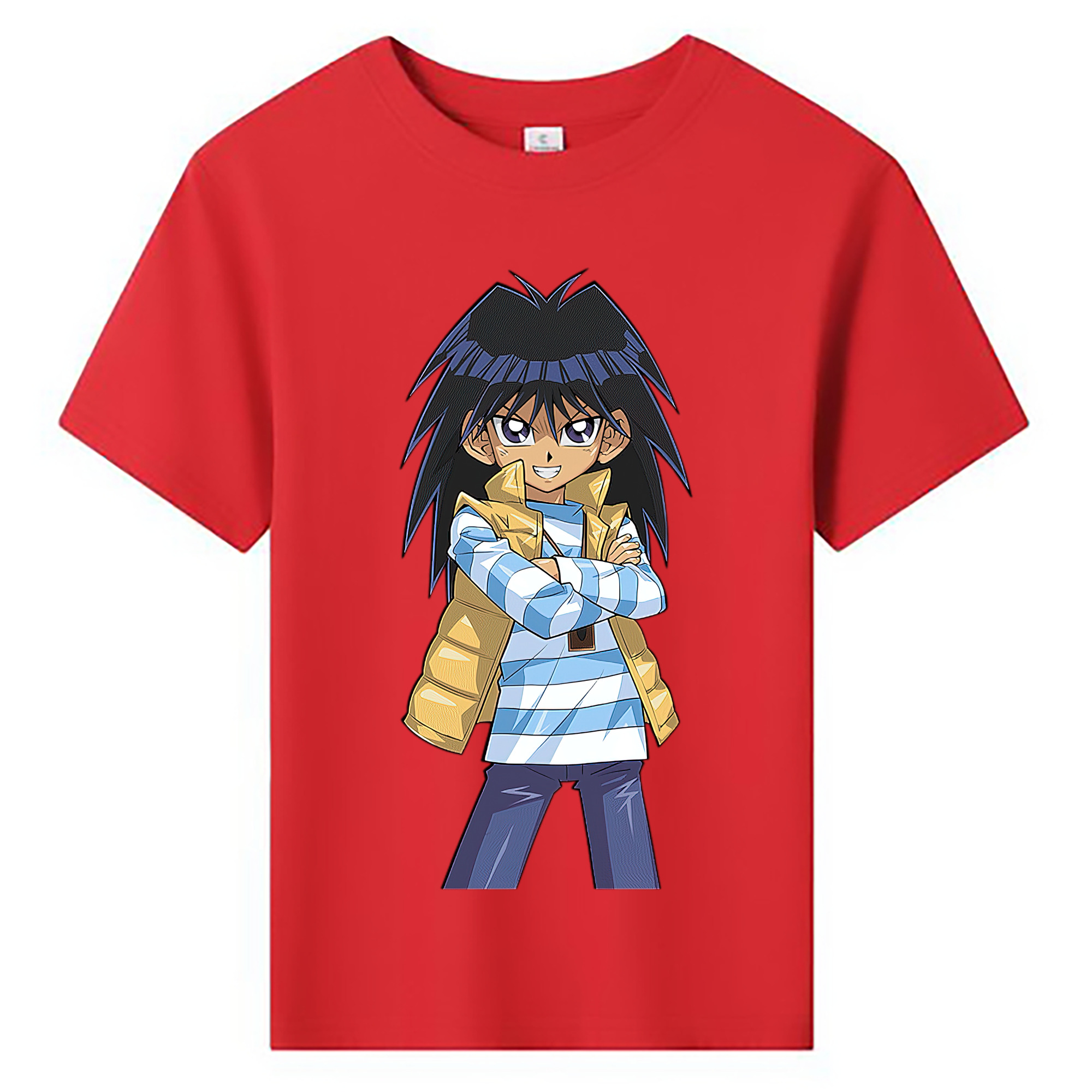 （画像用） 遊☆戯☆王 Yu-Gi-Oh! 綿100％キッズTシャツ（フロントプリント）