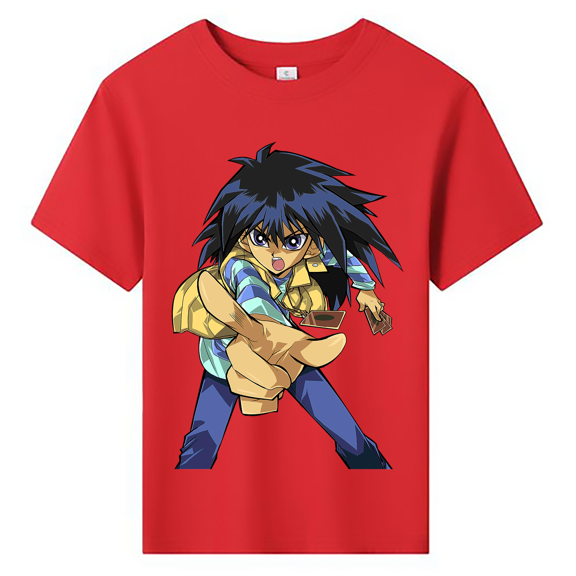 （画像用） 遊☆戯☆王 Yu-Gi-Oh! 綿100％キッズTシャツ（フロントプリント）