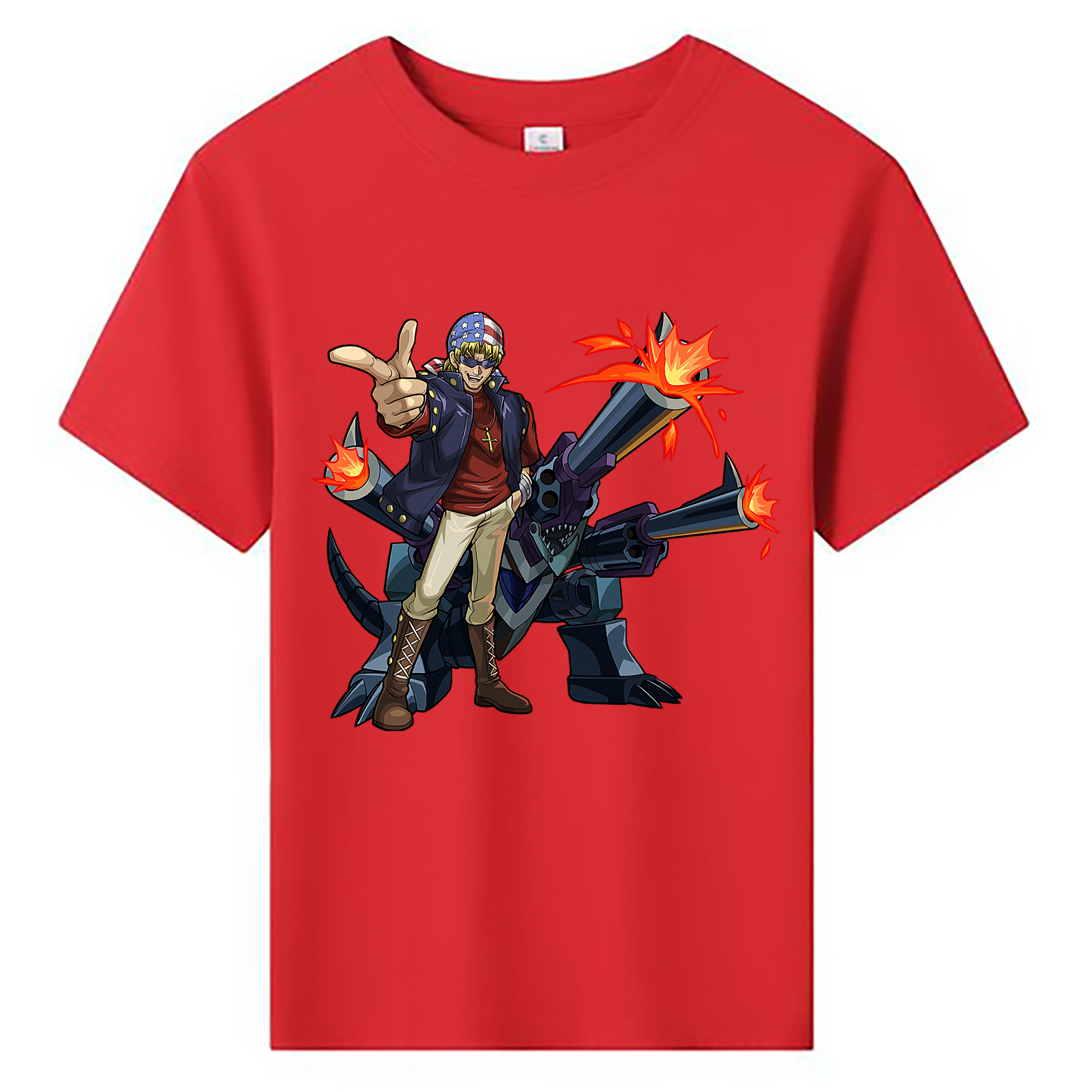 （画像用） 遊☆戯☆王 Yu-Gi-Oh! 綿100％キッズTシャツ（フロントプリント）