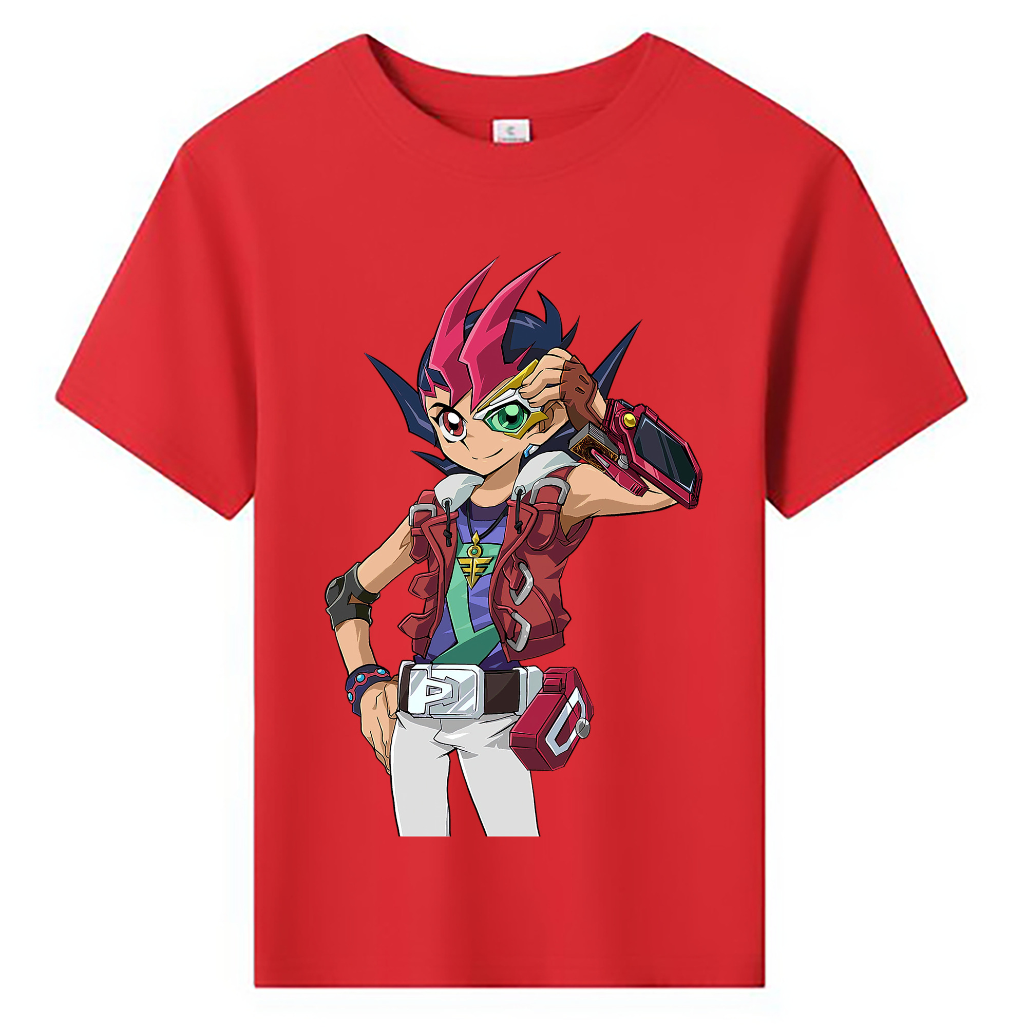 （画像用） 遊☆戯☆王 Yu-Gi-Oh! 綿100％キッズTシャツ（フロントプリント）