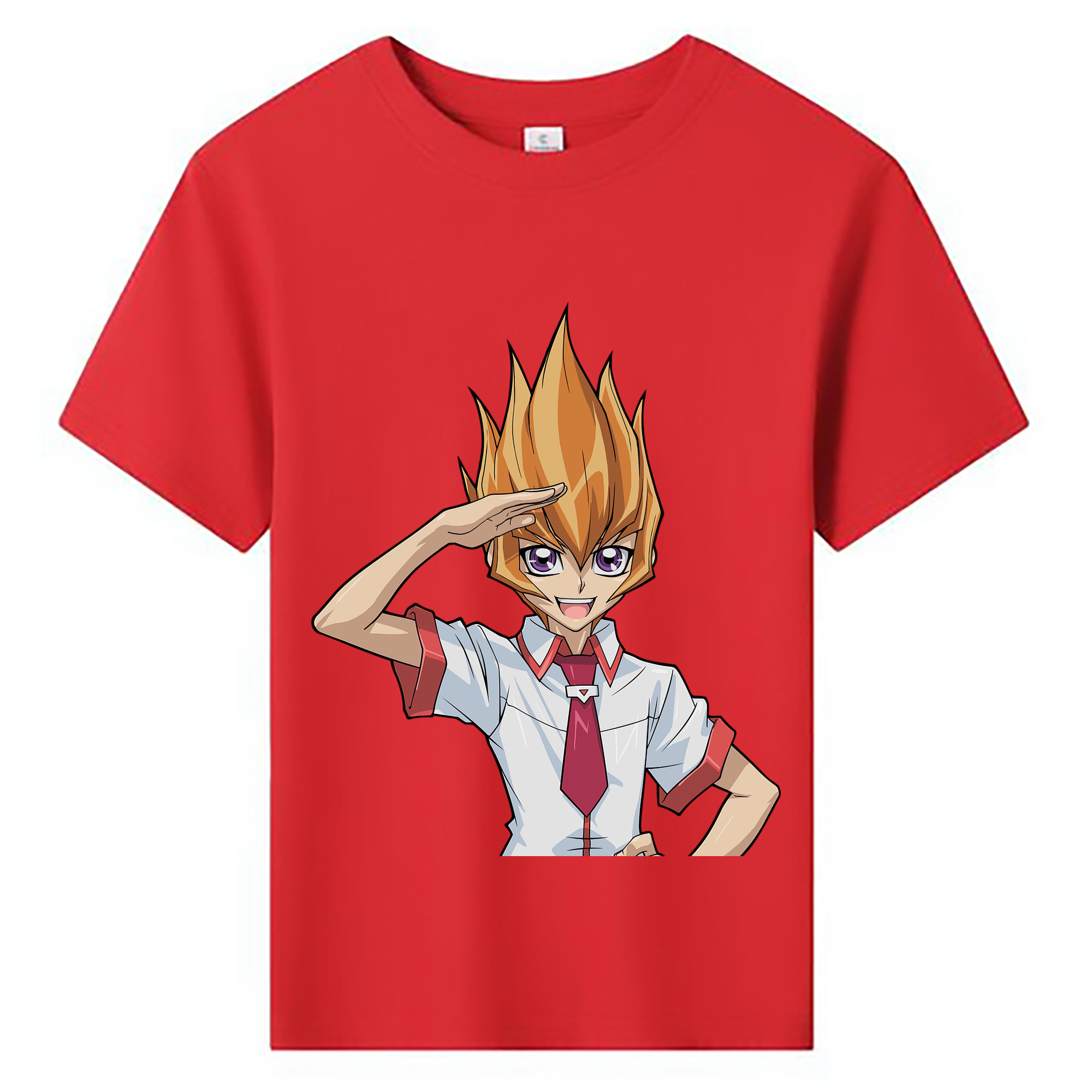 （画像用） 遊☆戯☆王 Yu-Gi-Oh! 綿100％キッズTシャツ（フロントプリント）