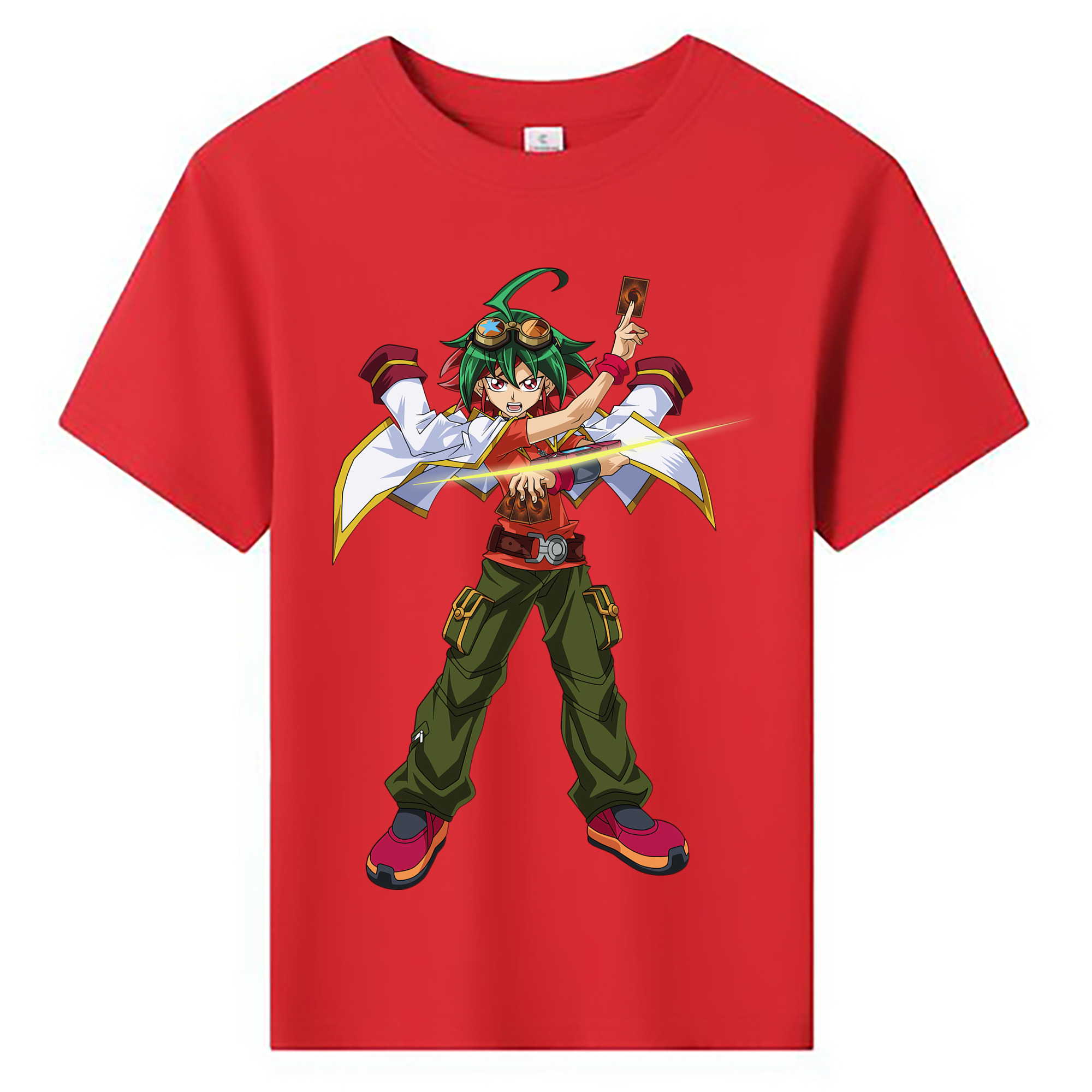 （画像用） 遊☆戯☆王 Yu-Gi-Oh! 綿100％キッズTシャツ（フロントプリント）