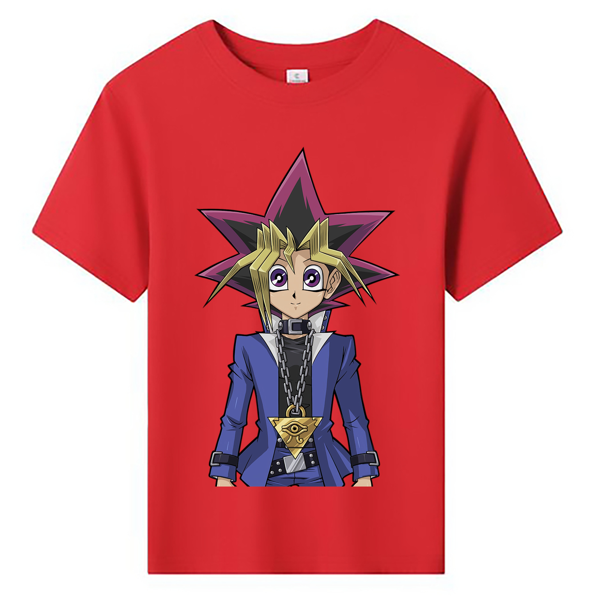 （画像用） 遊☆戯☆王 Yu-Gi-Oh! 綿100％キッズTシャツ（フロントプリント）