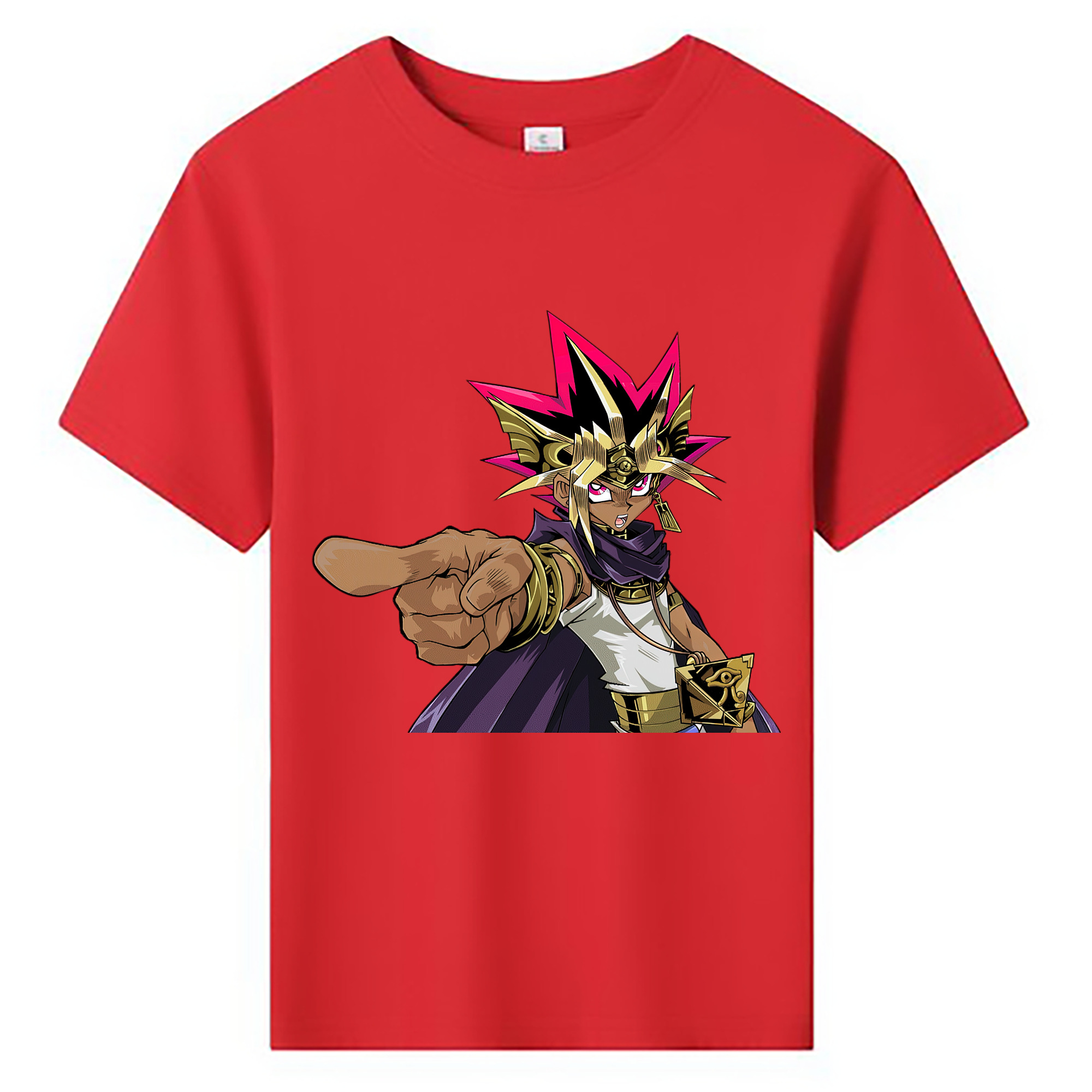 （画像用） 遊☆戯☆王 Yu-Gi-Oh! 綿100％キッズTシャツ（フロントプリント）