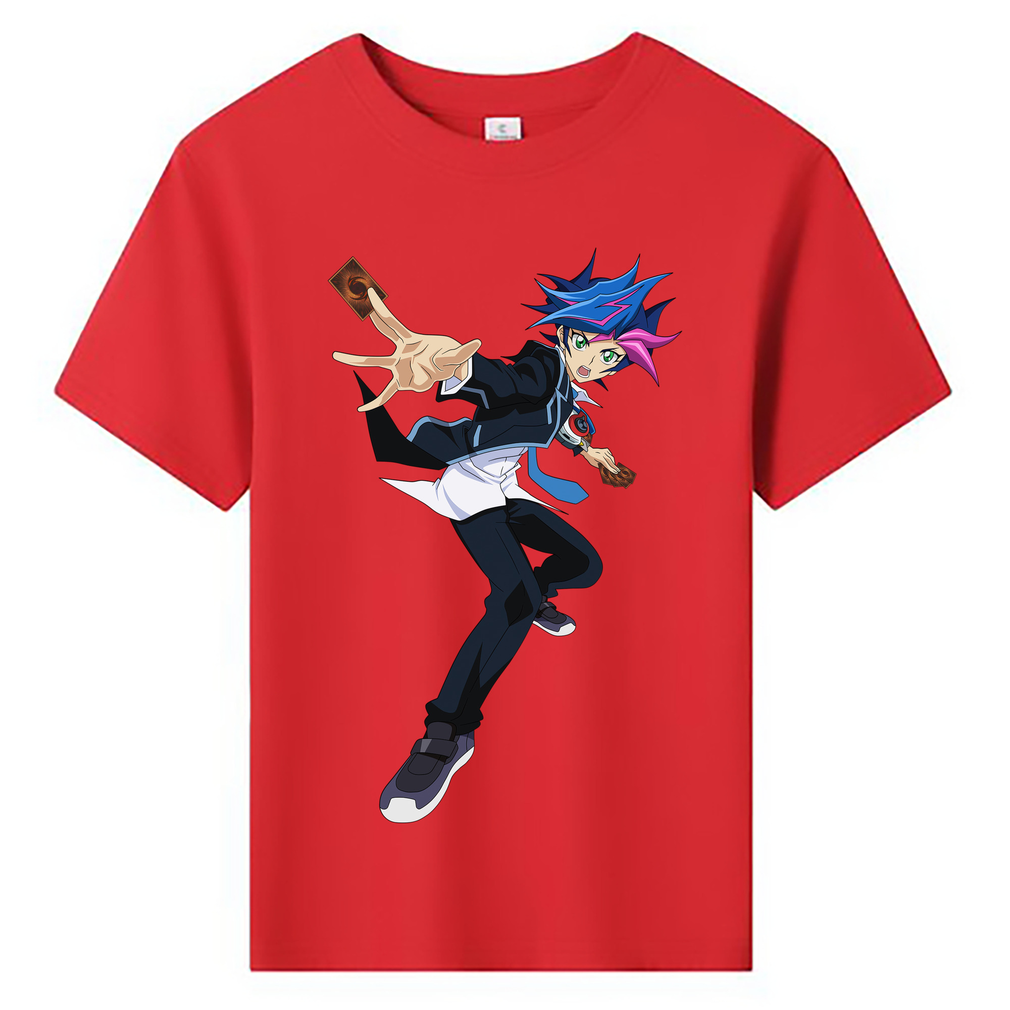 （画像用） 遊☆戯☆王 Yu-Gi-Oh! 綿100％キッズTシャツ（フロントプリント）