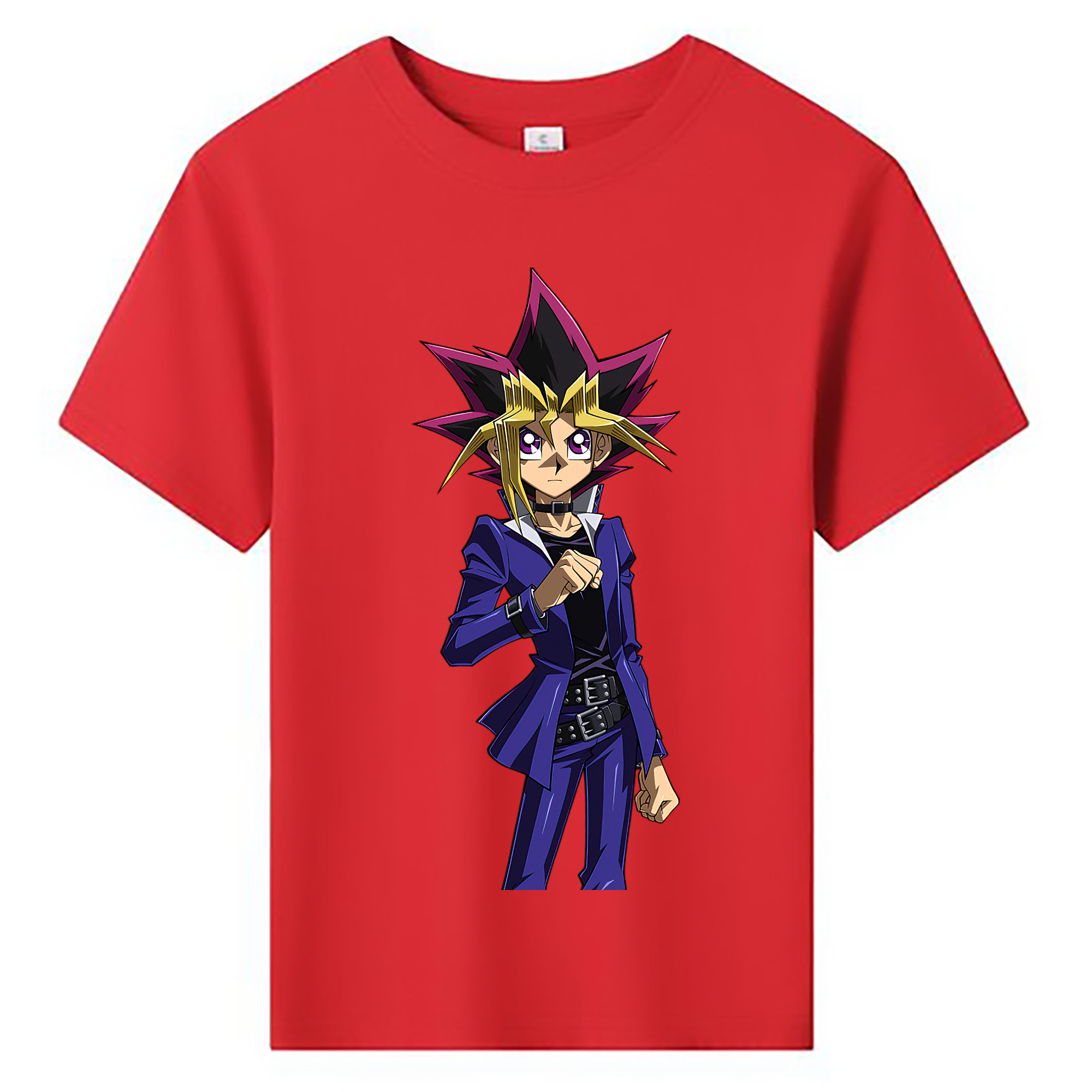 （画像用） 遊☆戯☆王 Yu-Gi-Oh! 綿100％キッズTシャツ（フロントプリント）