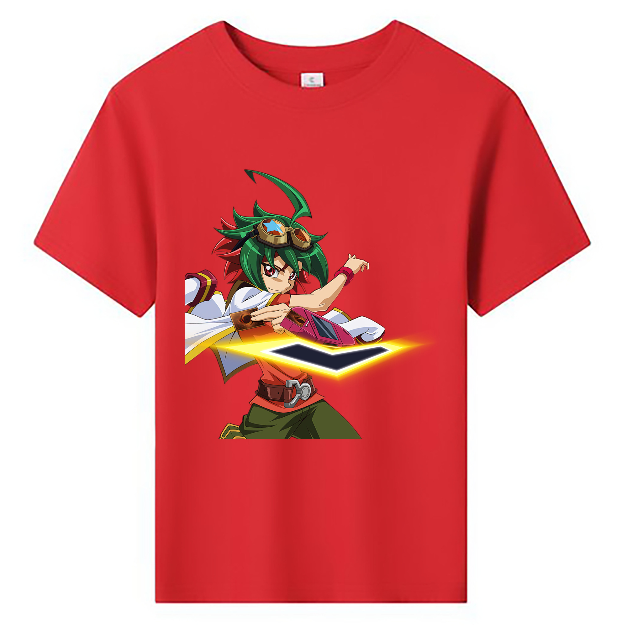 （画像用） 遊☆戯☆王 Yu-Gi-Oh! 綿100％キッズTシャツ（フロントプリント）