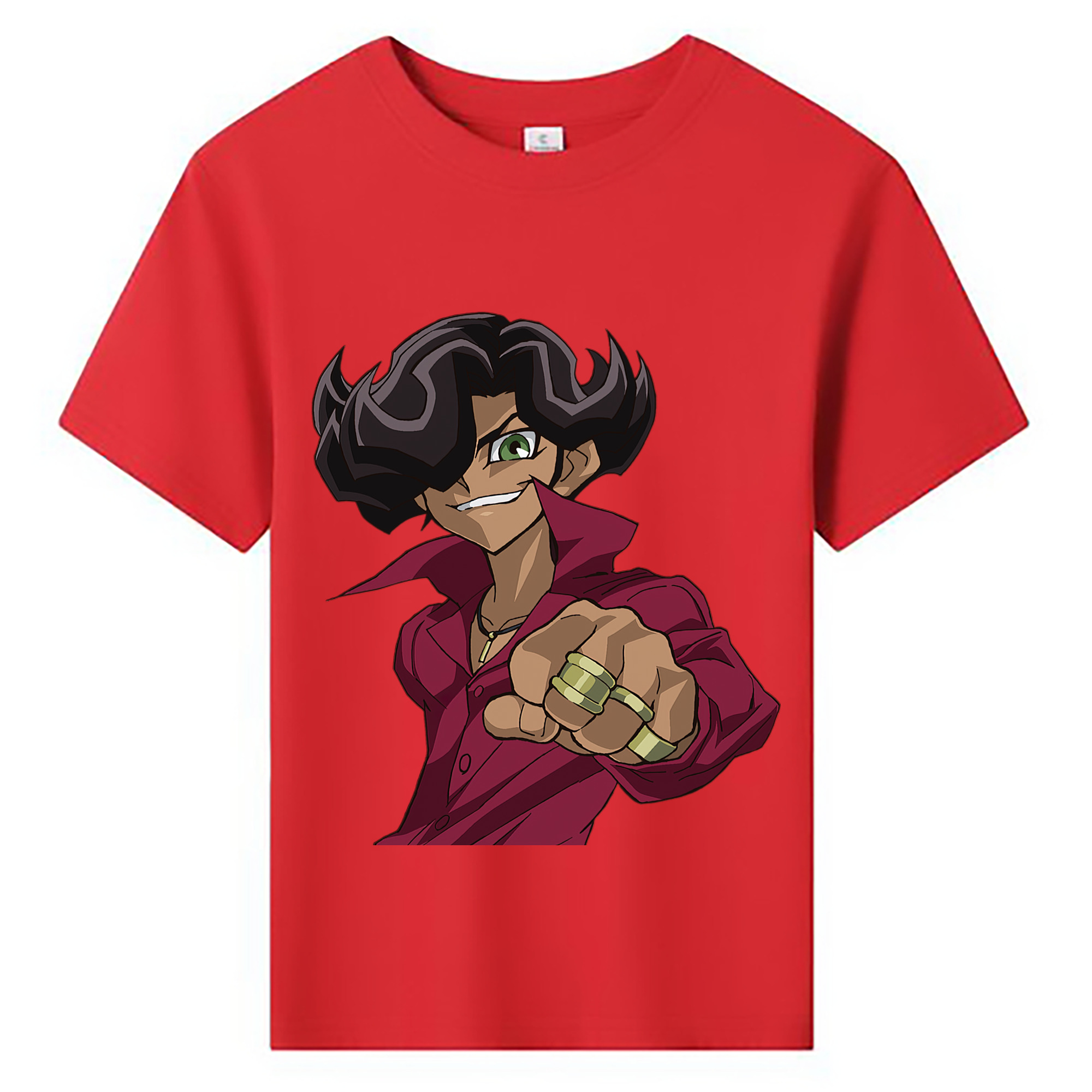 （画像用） 遊☆戯☆王 Yu-Gi-Oh! 綿100％キッズTシャツ（フロントプリント）