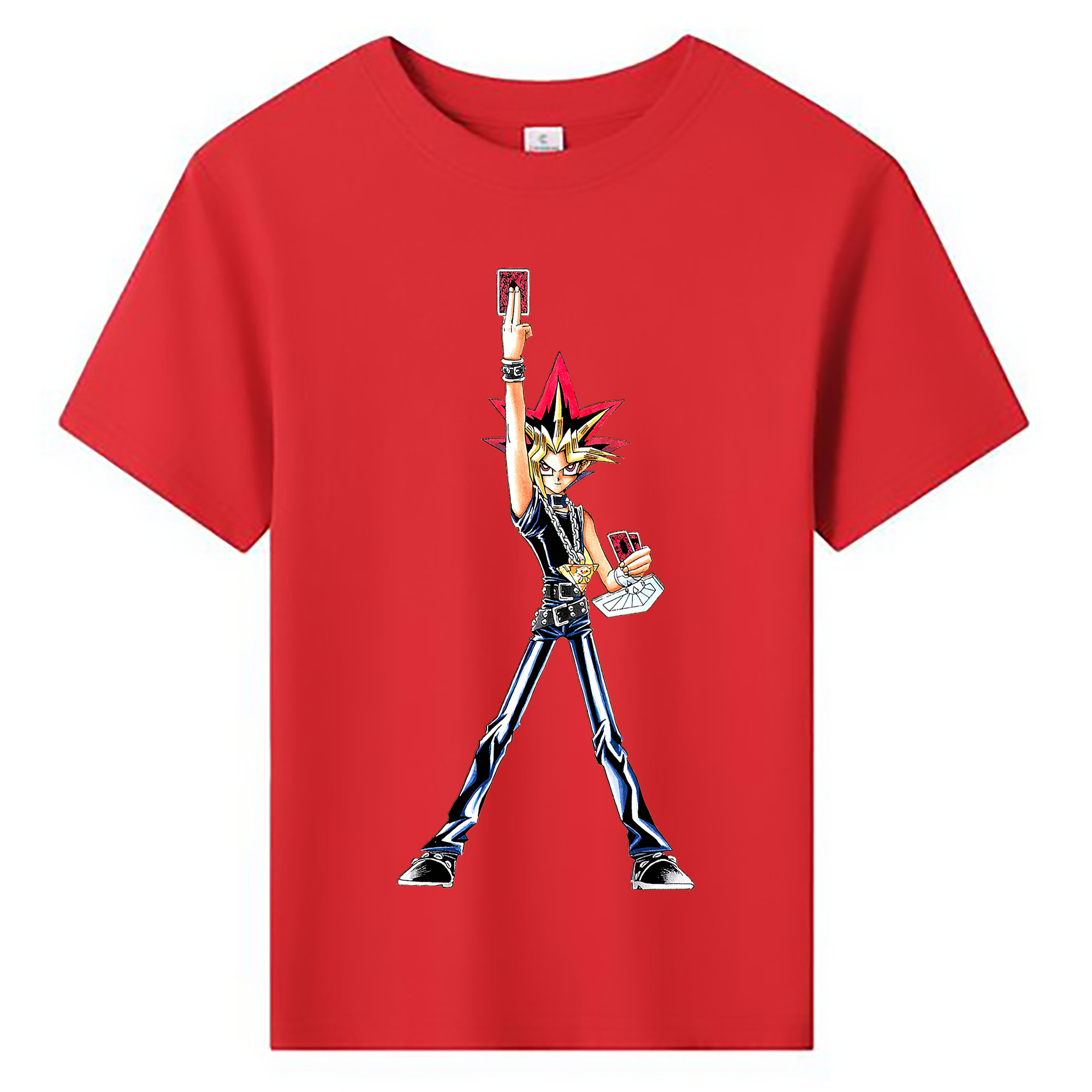 （画像用） 遊☆戯☆王 Yu-Gi-Oh! 綿100％キッズTシャツ（フロントプリント）