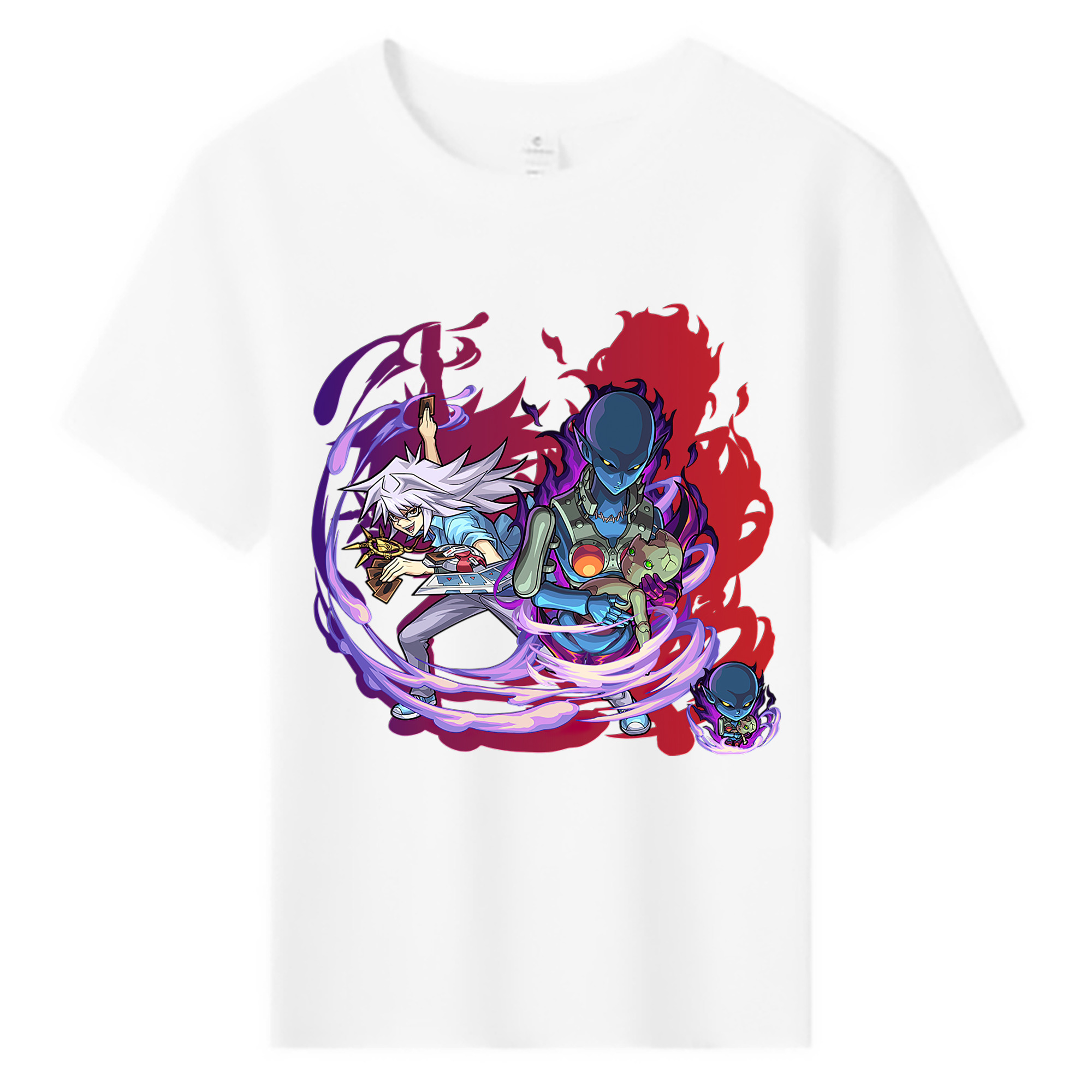 （画像用） 遊☆戯☆王 Yu-Gi-Oh! 綿100％キッズTシャツ（フロントプリント）